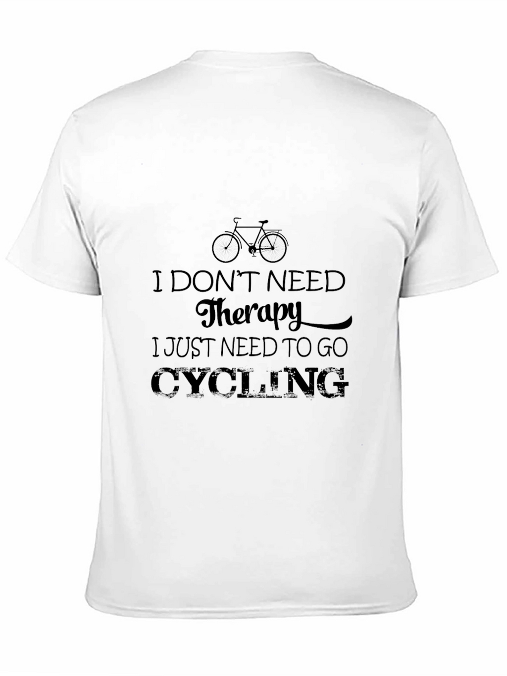 Cycling Therapy T-Shirt - Bike Lover Tee
