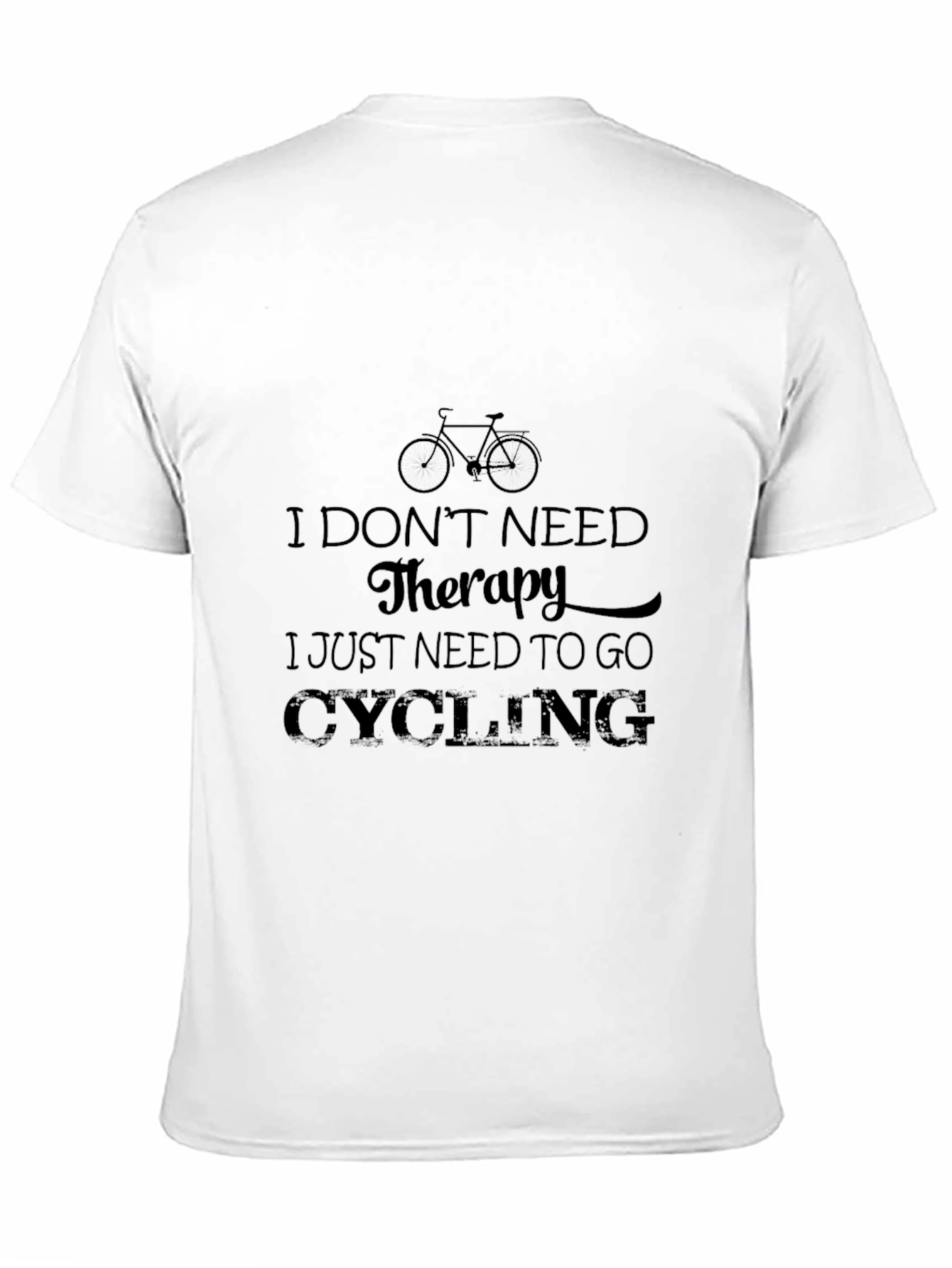Cycling Therapy T-Shirt - Bike Lover Tee