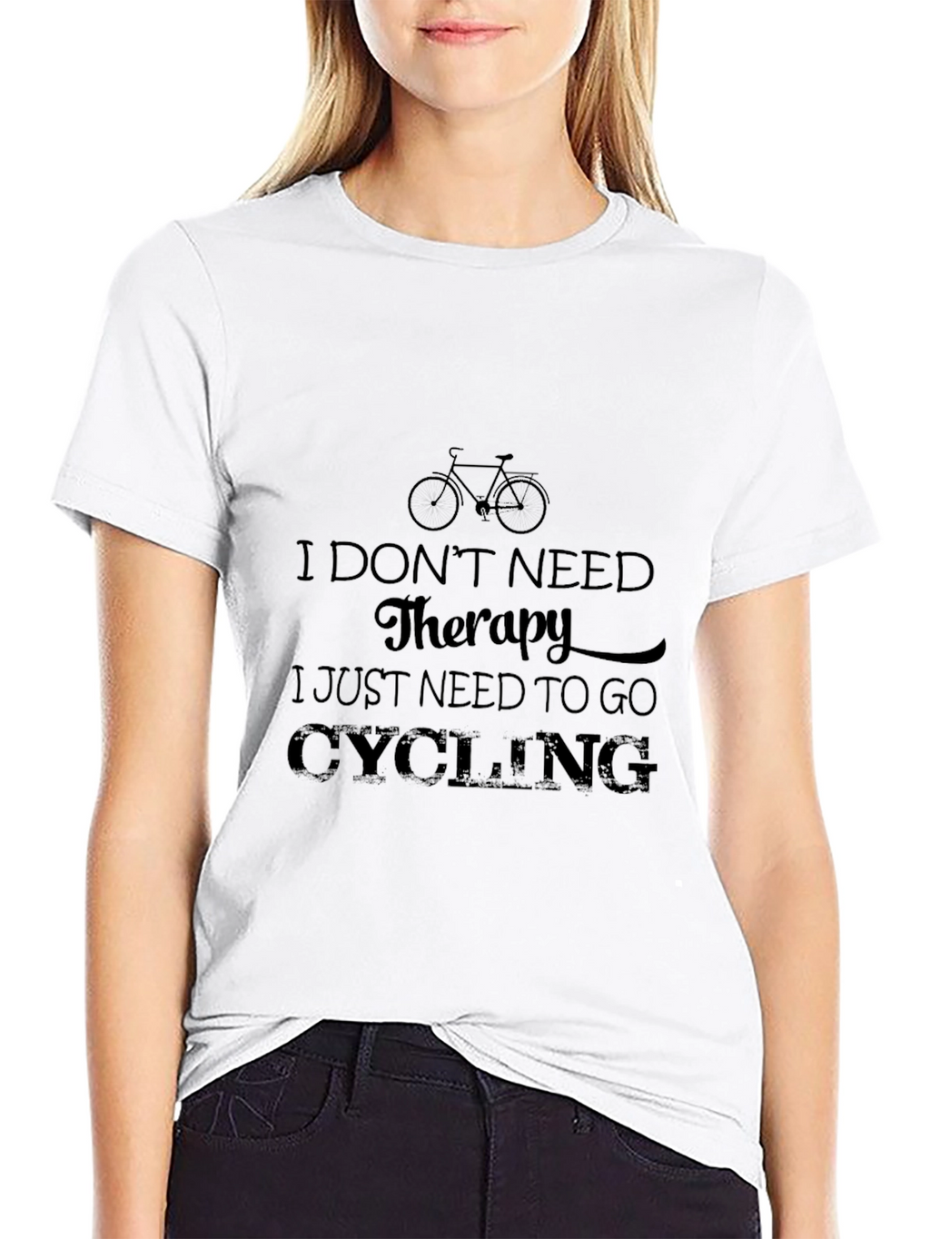 Cycling Therapy T-Shirt - Bike Lover Tee