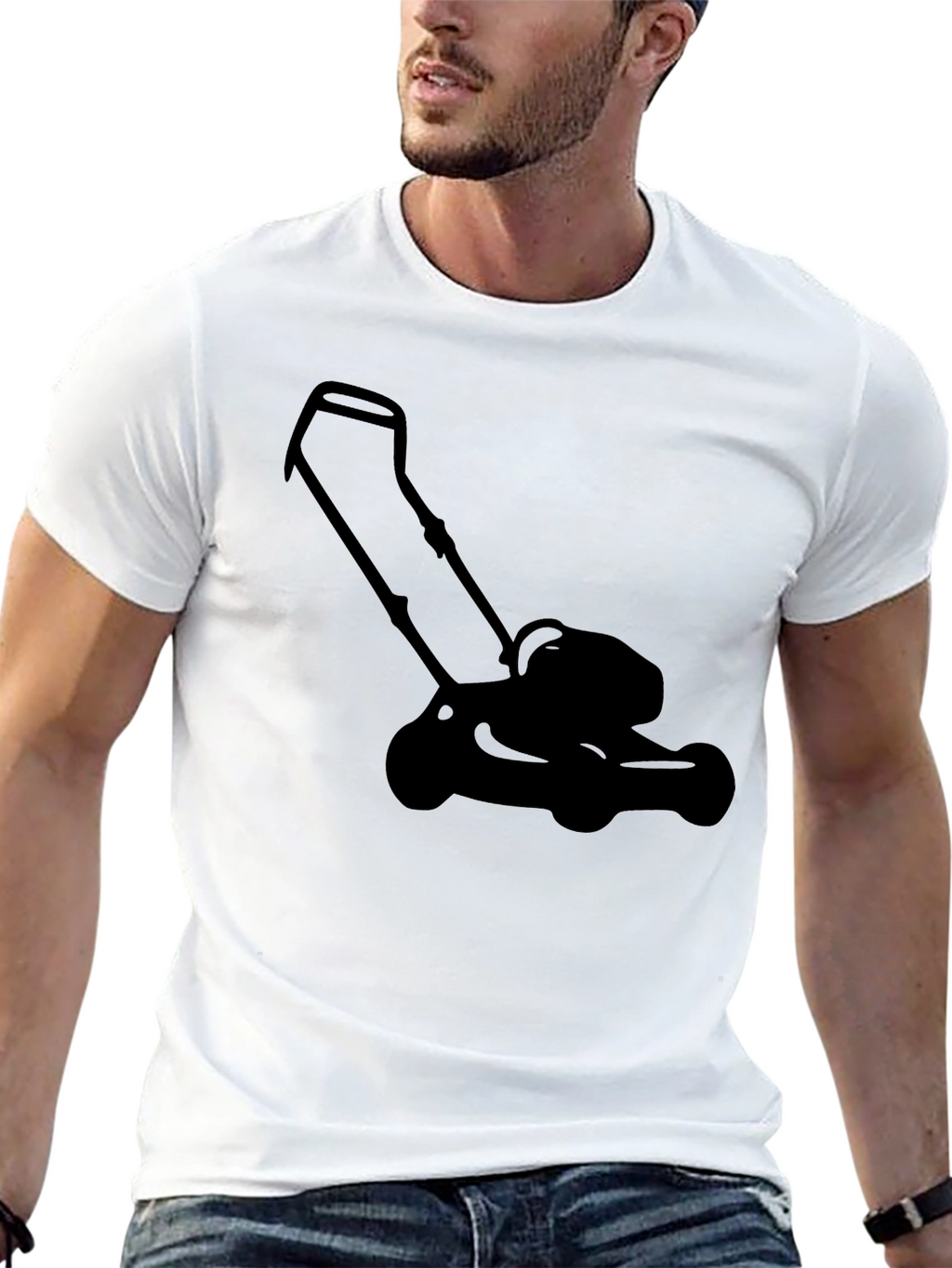 Lawnmower Graphic Tee - Black