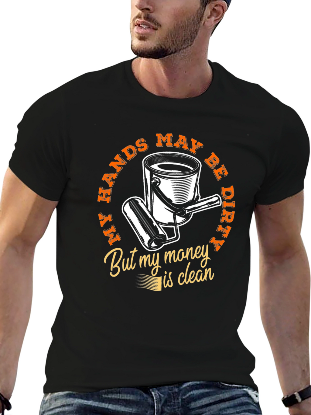 Dirty Hands Clean Money Graphic T-Shirt