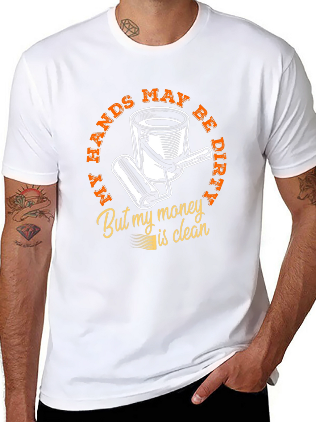 Dirty Hands Clean Money Graphic T-Shirt