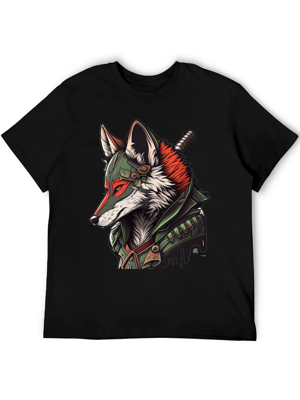 Fox Warrior Graphic T-Shirt
