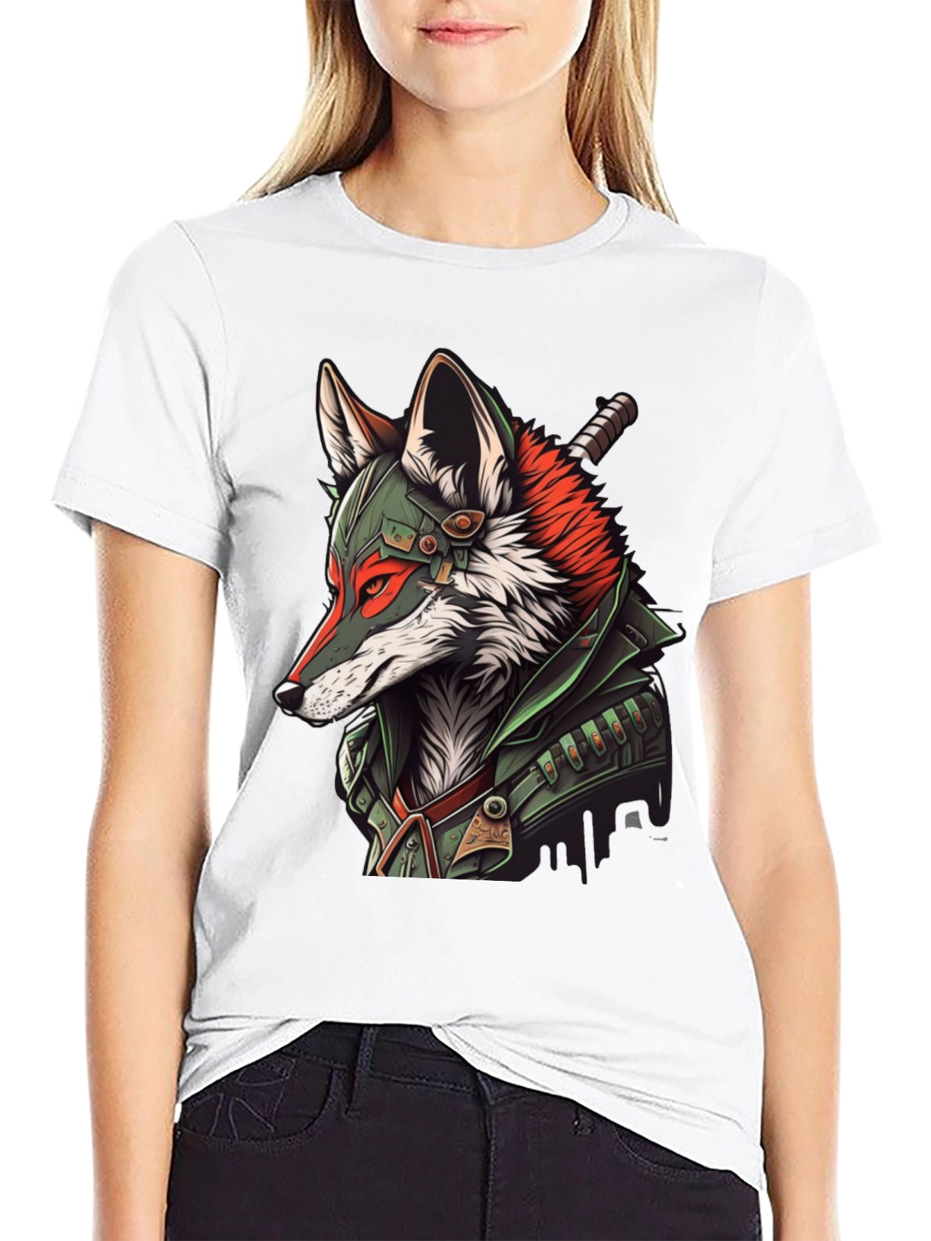 Fox Warrior Graphic T-Shirt
