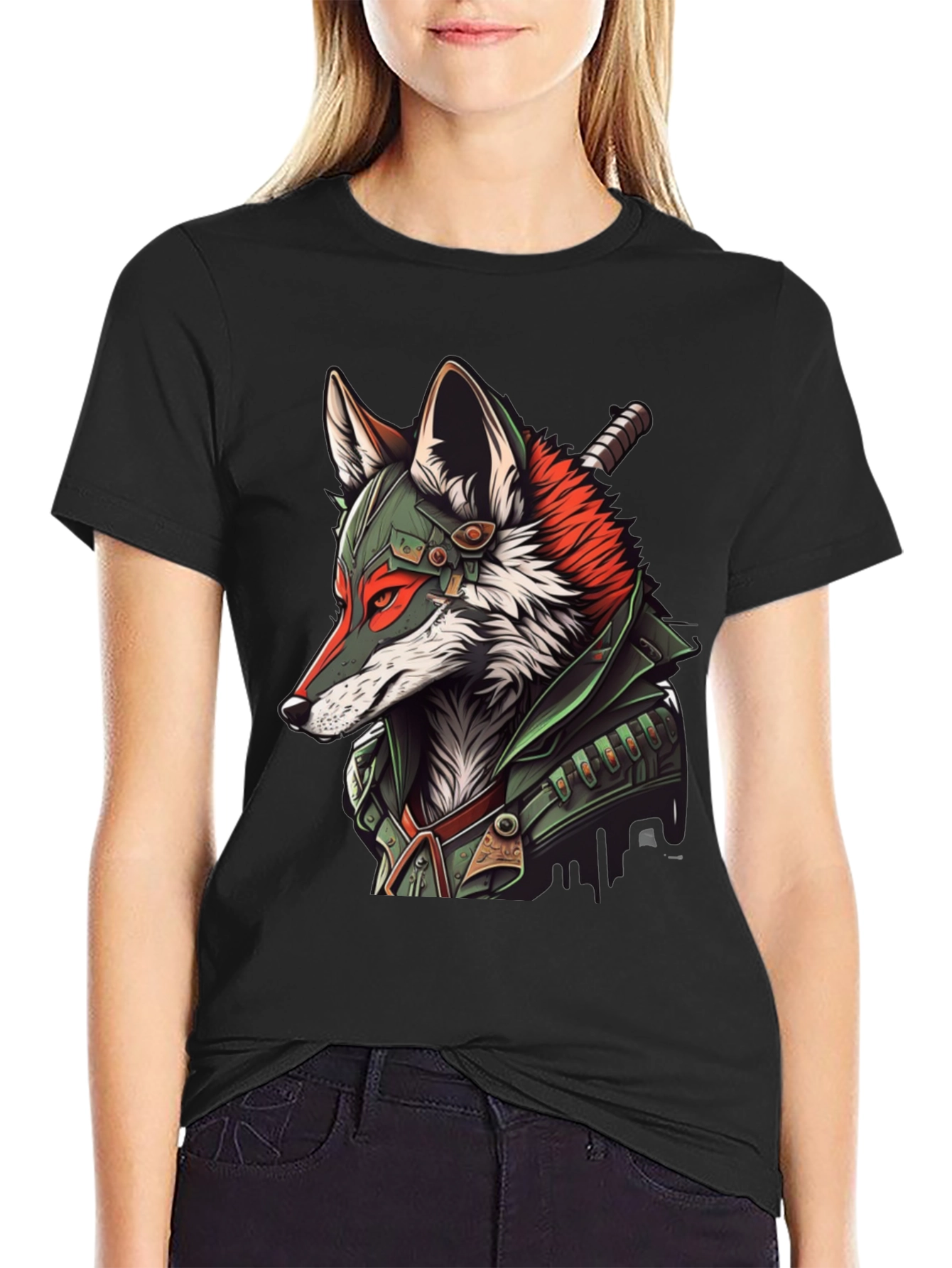 Fox Warrior Graphic T-Shirt