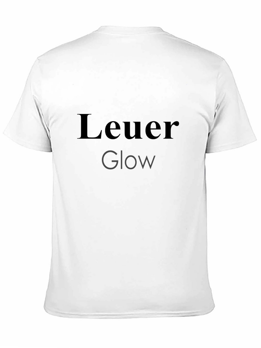 Leuer Glow Stylish Black T-Shirt