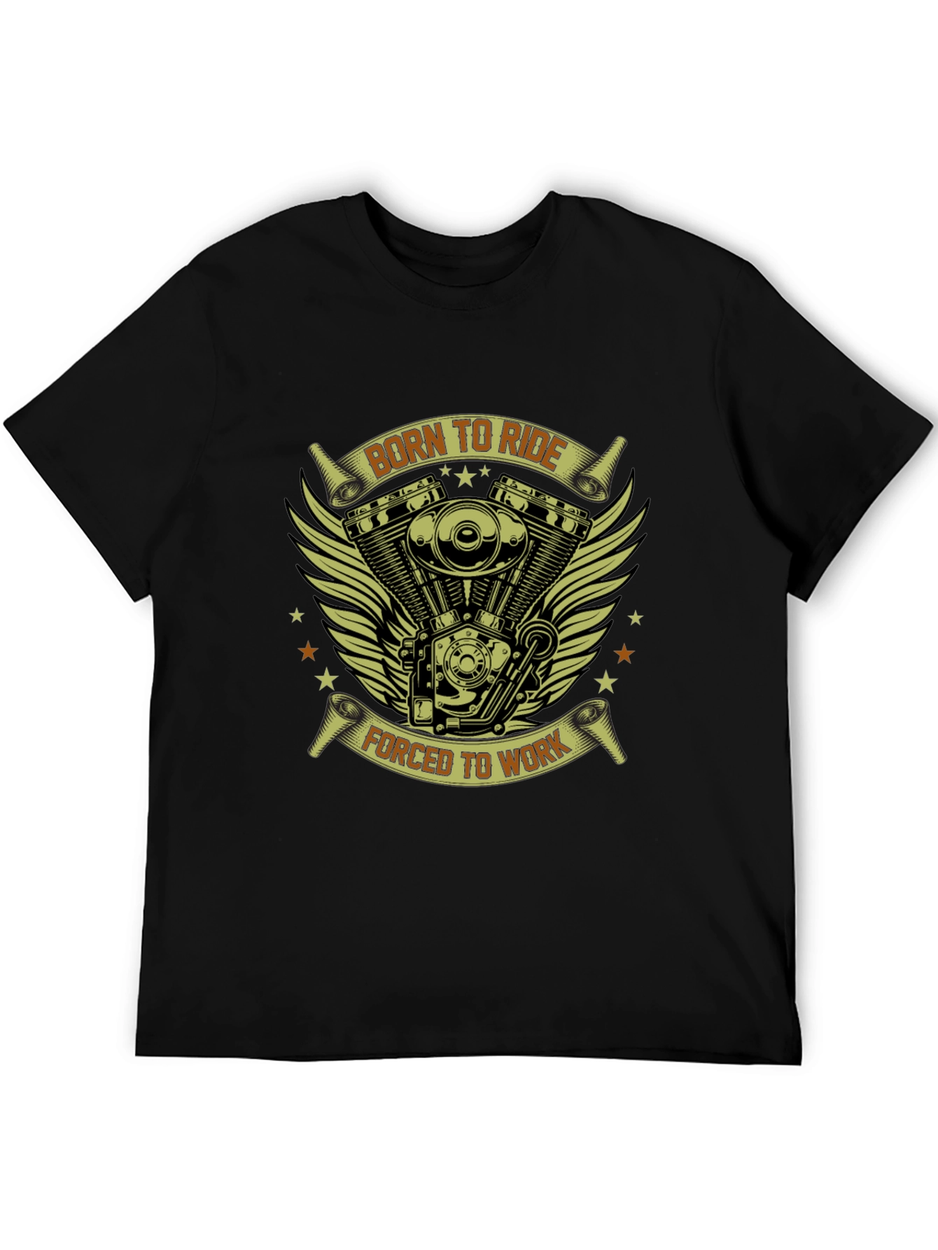 Born to Ride Graphic Tee - Motorcycle Enthusiast T-Shirt