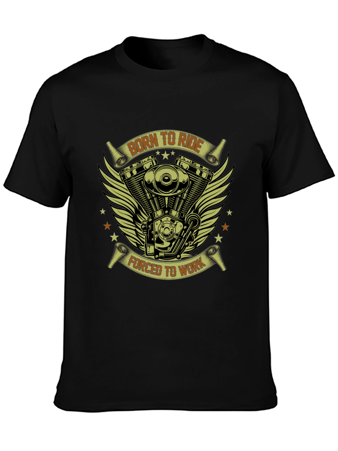Born to Ride Graphic Tee - Motorcycle Enthusiast T-Shirt