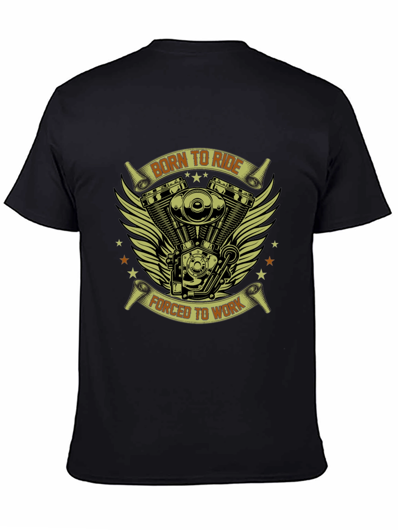 Born to Ride Graphic Tee - Motorcycle Enthusiast T-Shirt