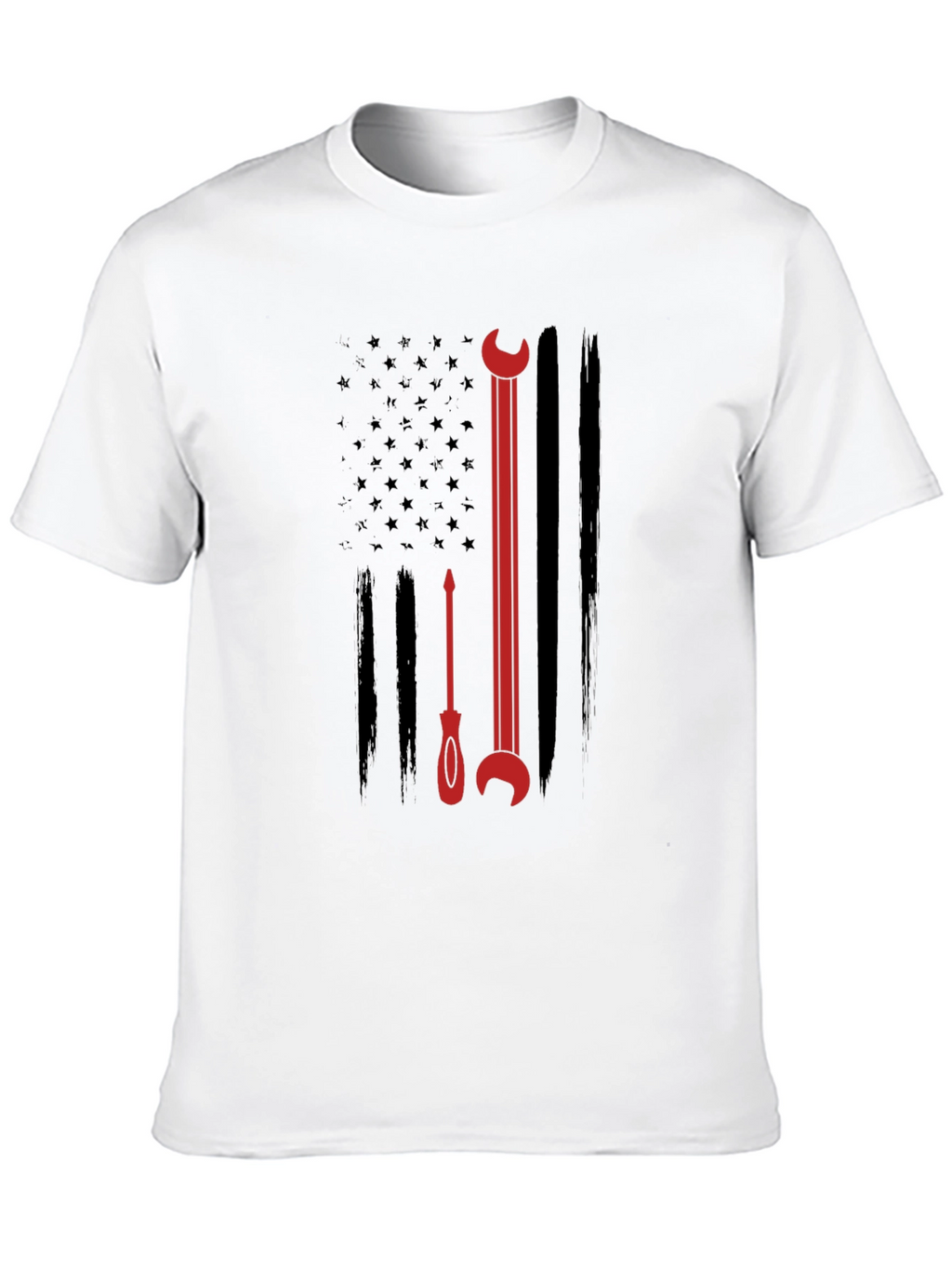 Mechanic American Flag T-Shirt