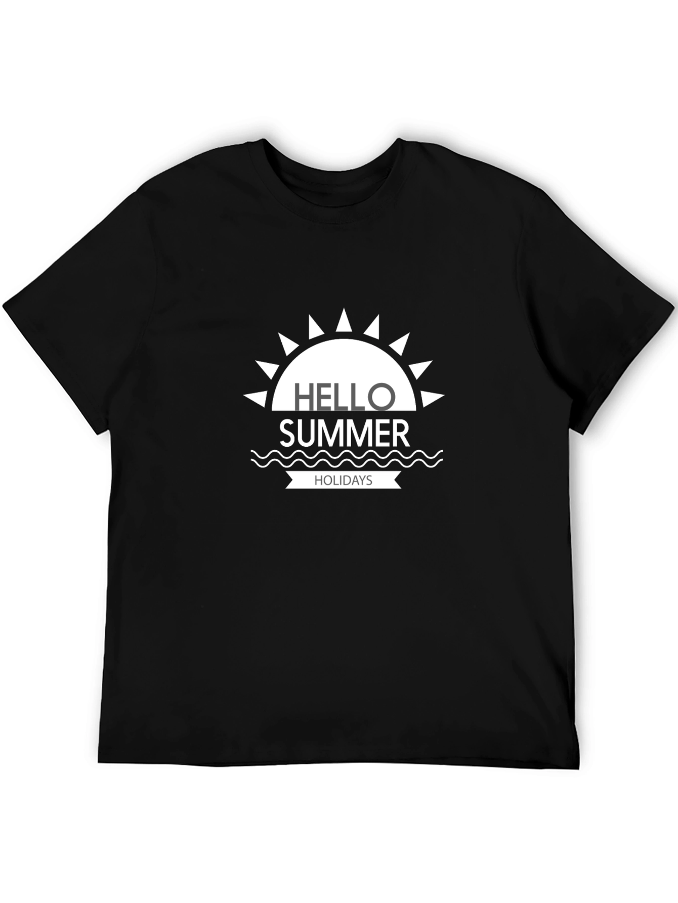 Hello Summer Holidays T-Shirt - Stylish Summer Tee
