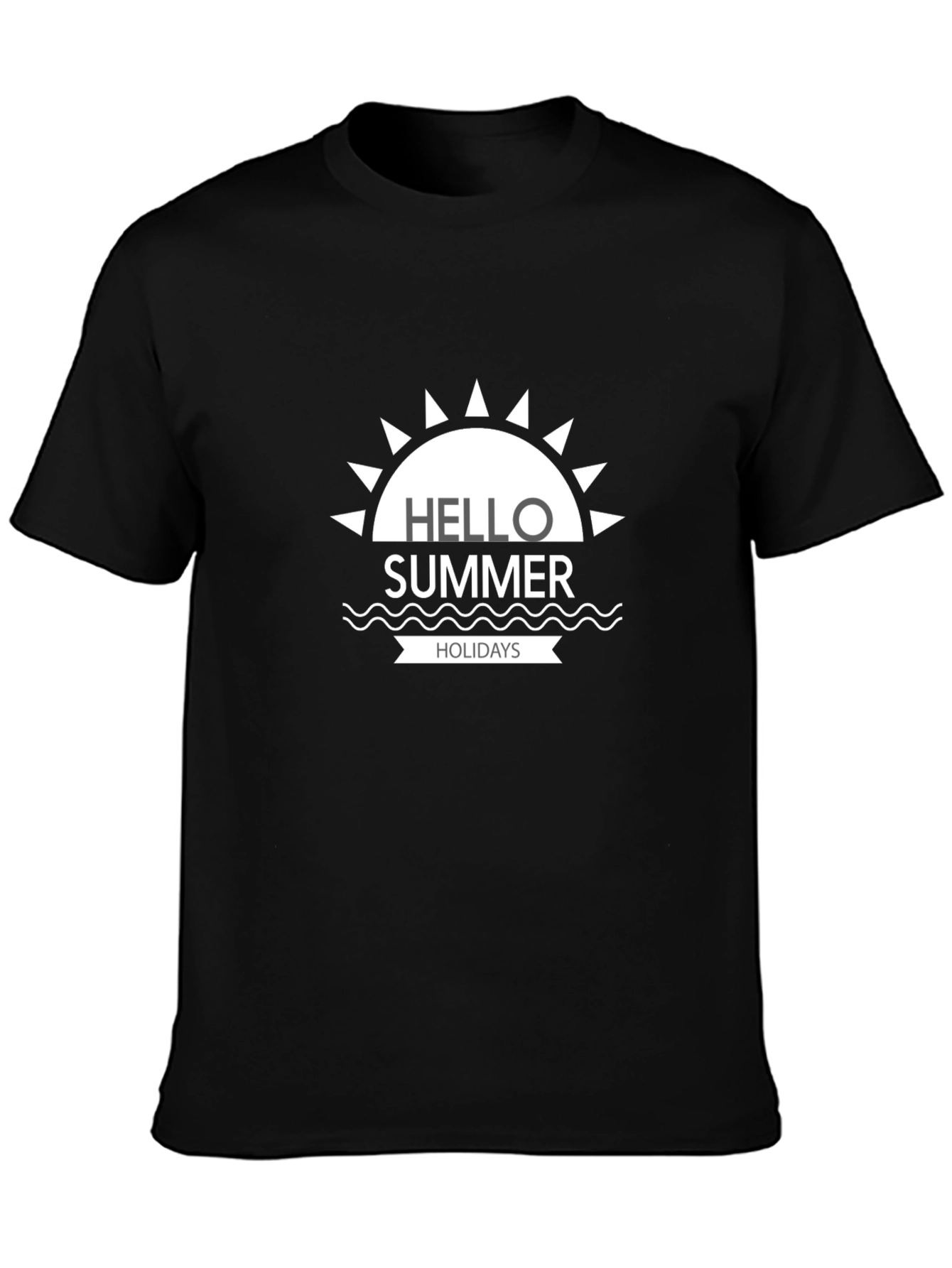 Hello Summer Holidays T-Shirt - Stylish Summer Tee