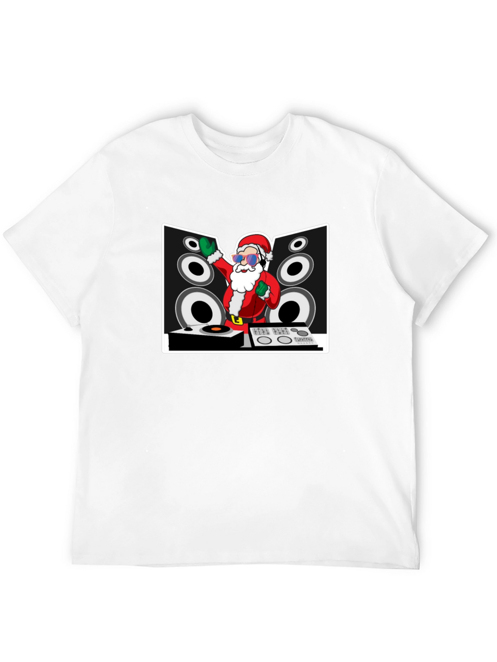 DJ Santa Claus Graphic Tee