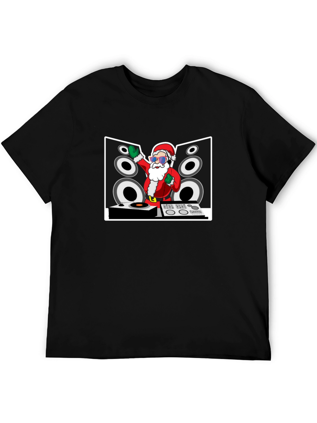 DJ Santa Claus Graphic Tee