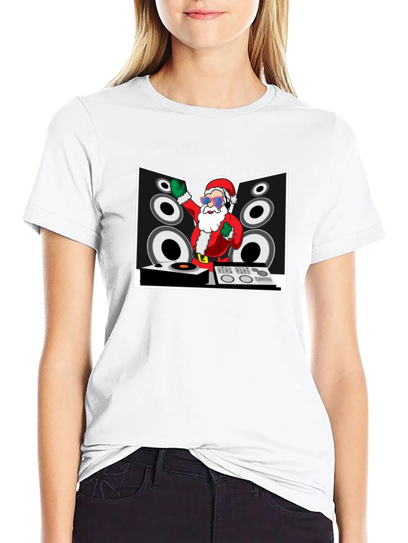 DJ Santa Claus Graphic Tee
