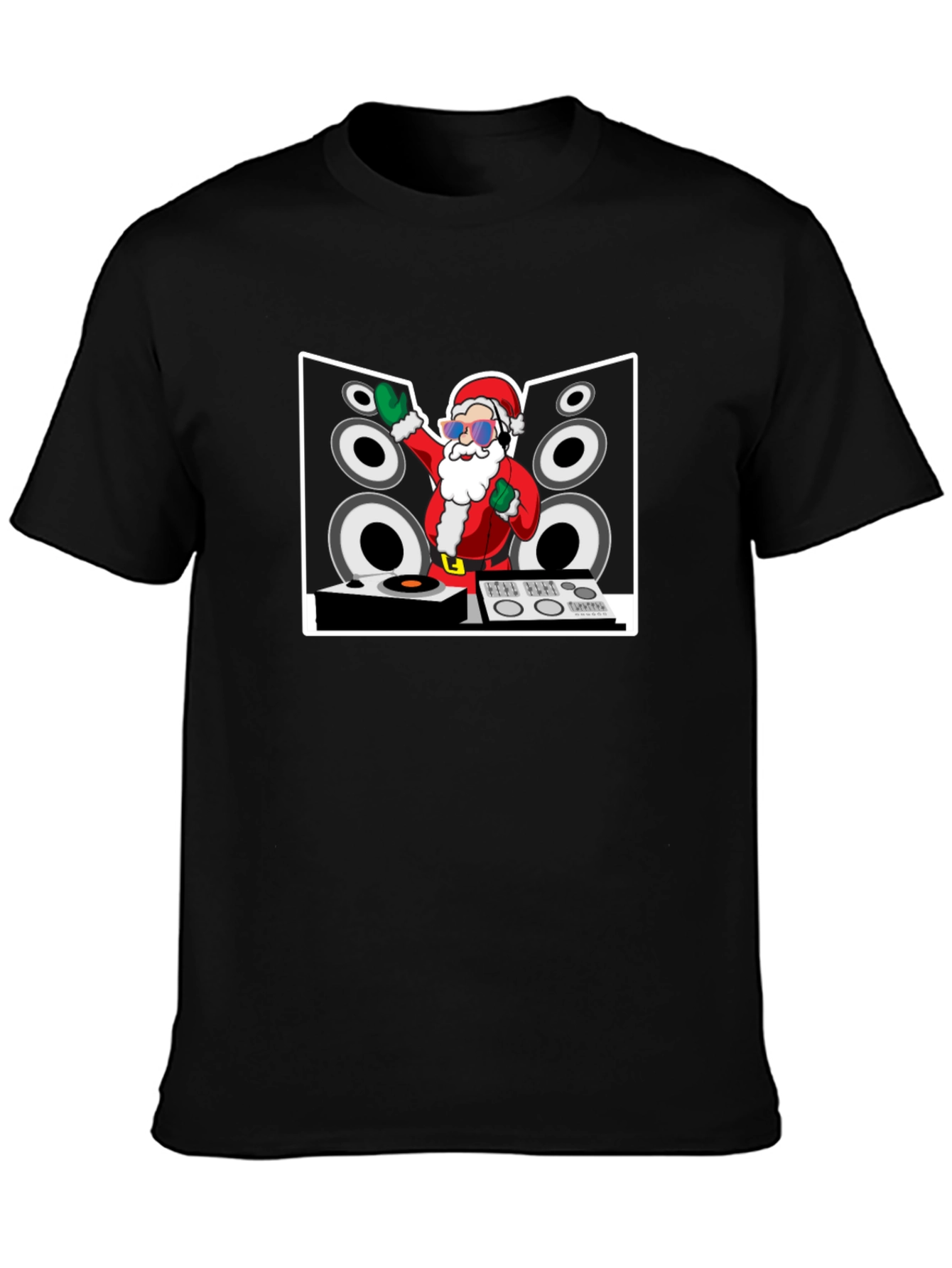DJ Santa Claus Graphic Tee