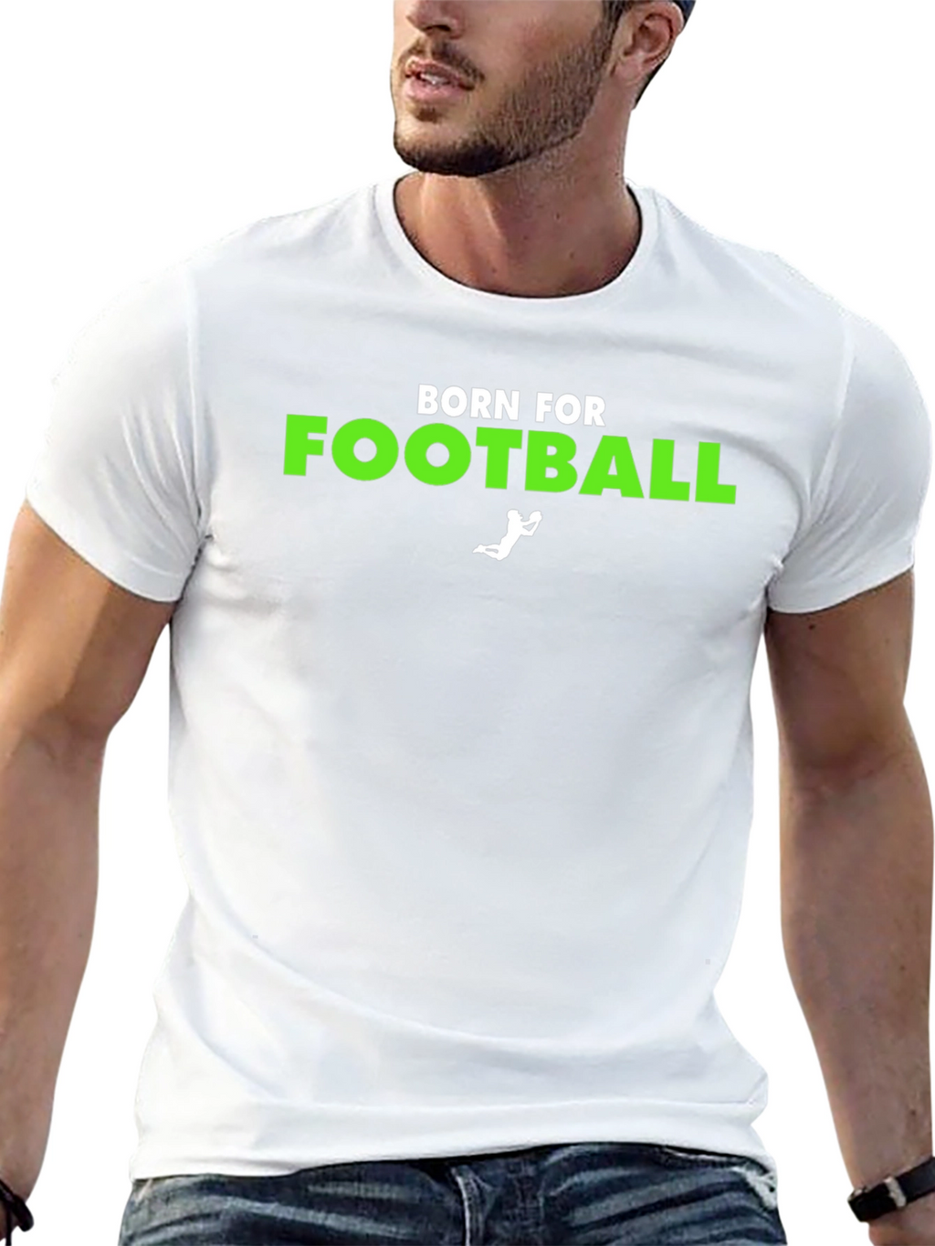 Born For Football Graphic T-Shirt