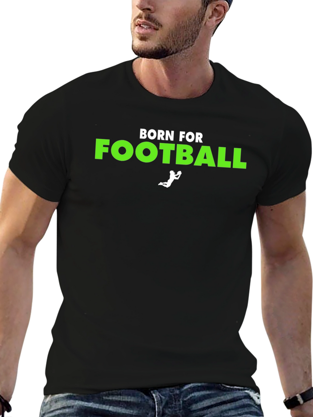 Born For Football Graphic T-Shirt