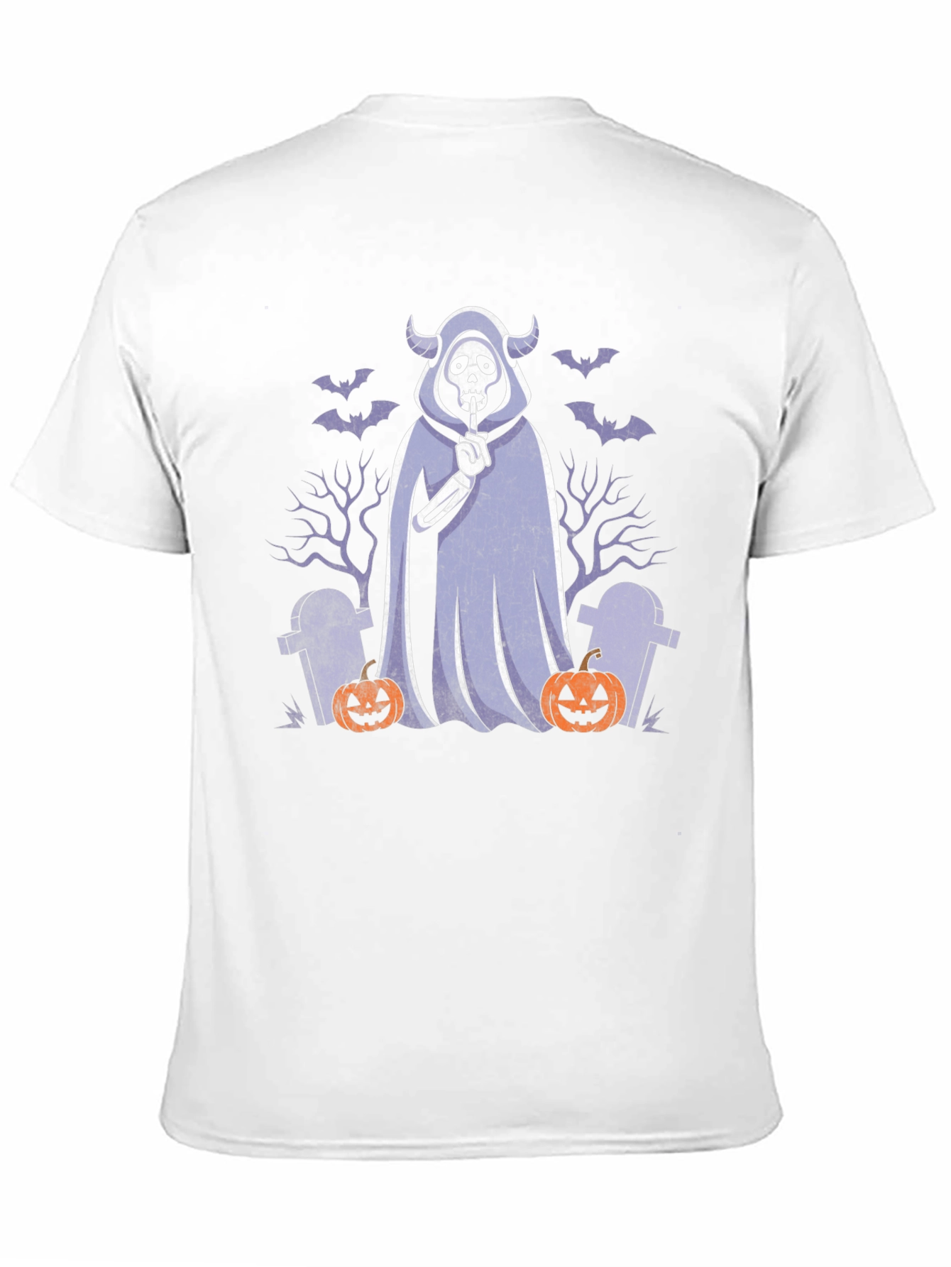 Halloween Ghost T-Shirt: Spooky Shhh Design
