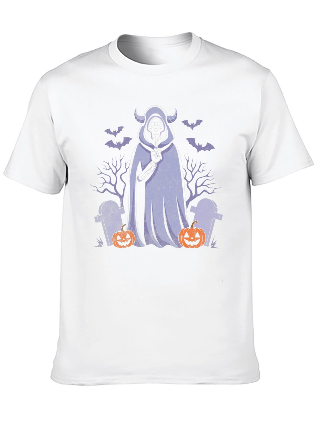 Halloween Ghost T-Shirt: Spooky Shhh Design