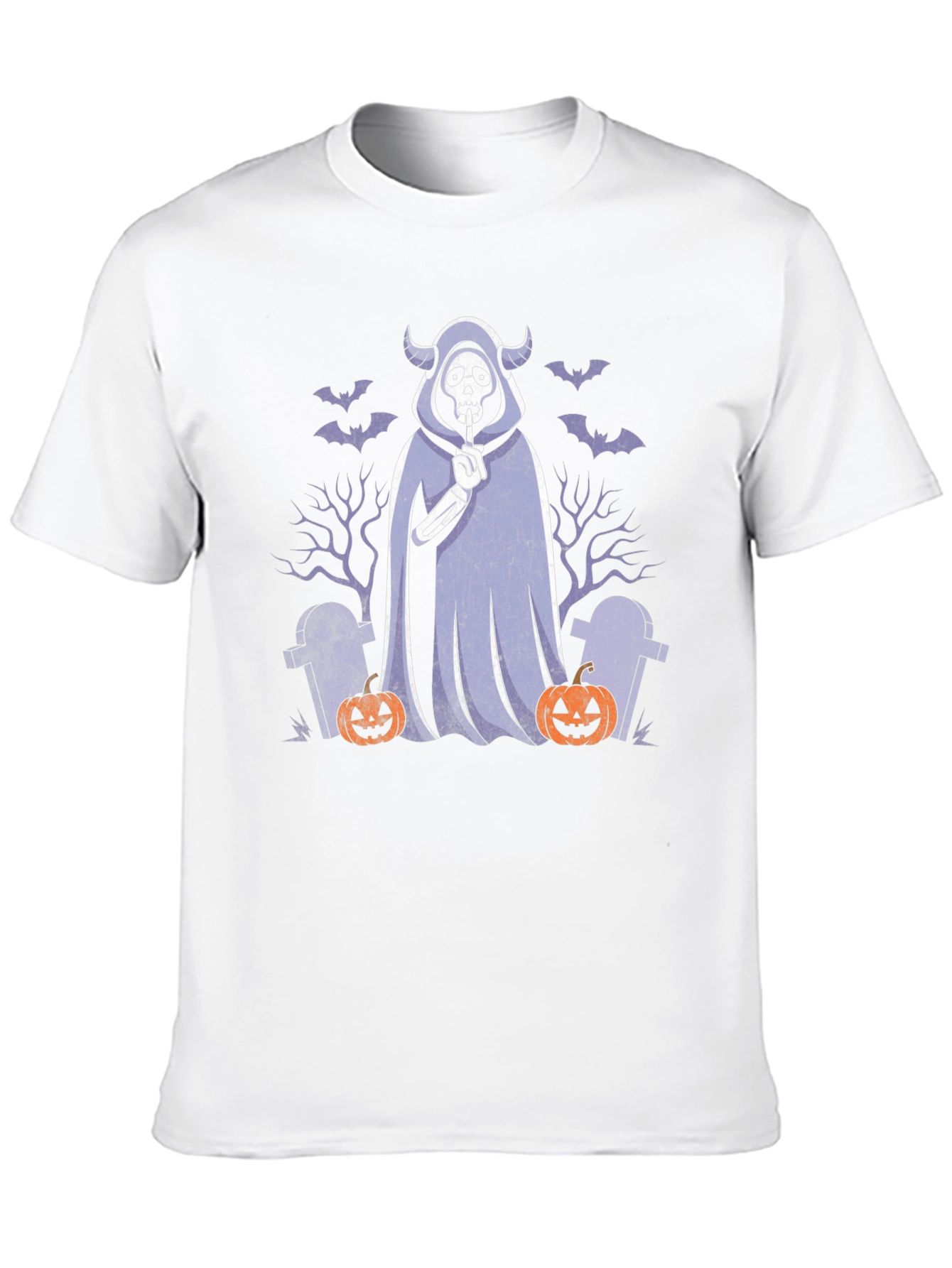 Halloween Ghost T-Shirt: Spooky Shhh Design