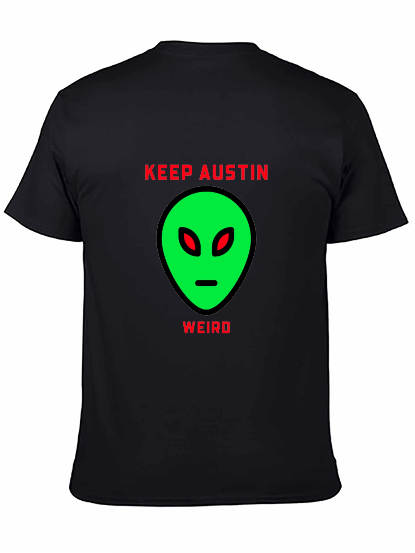 Keep Austin Weird Alien Graphic T-Shirt