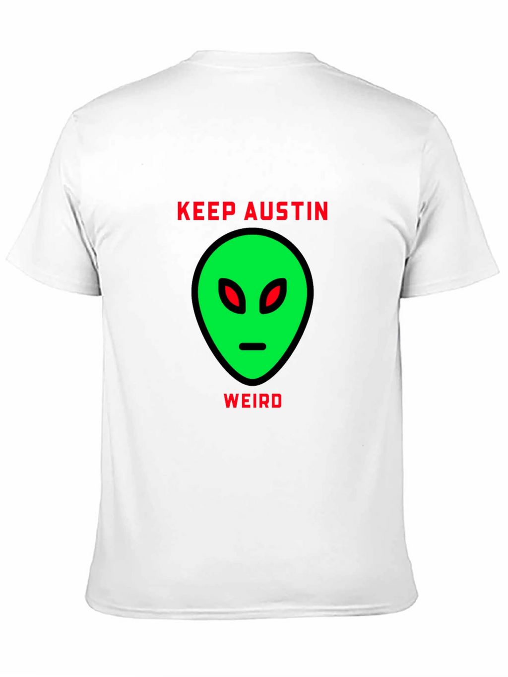 Keep Austin Weird Alien Graphic T-Shirt