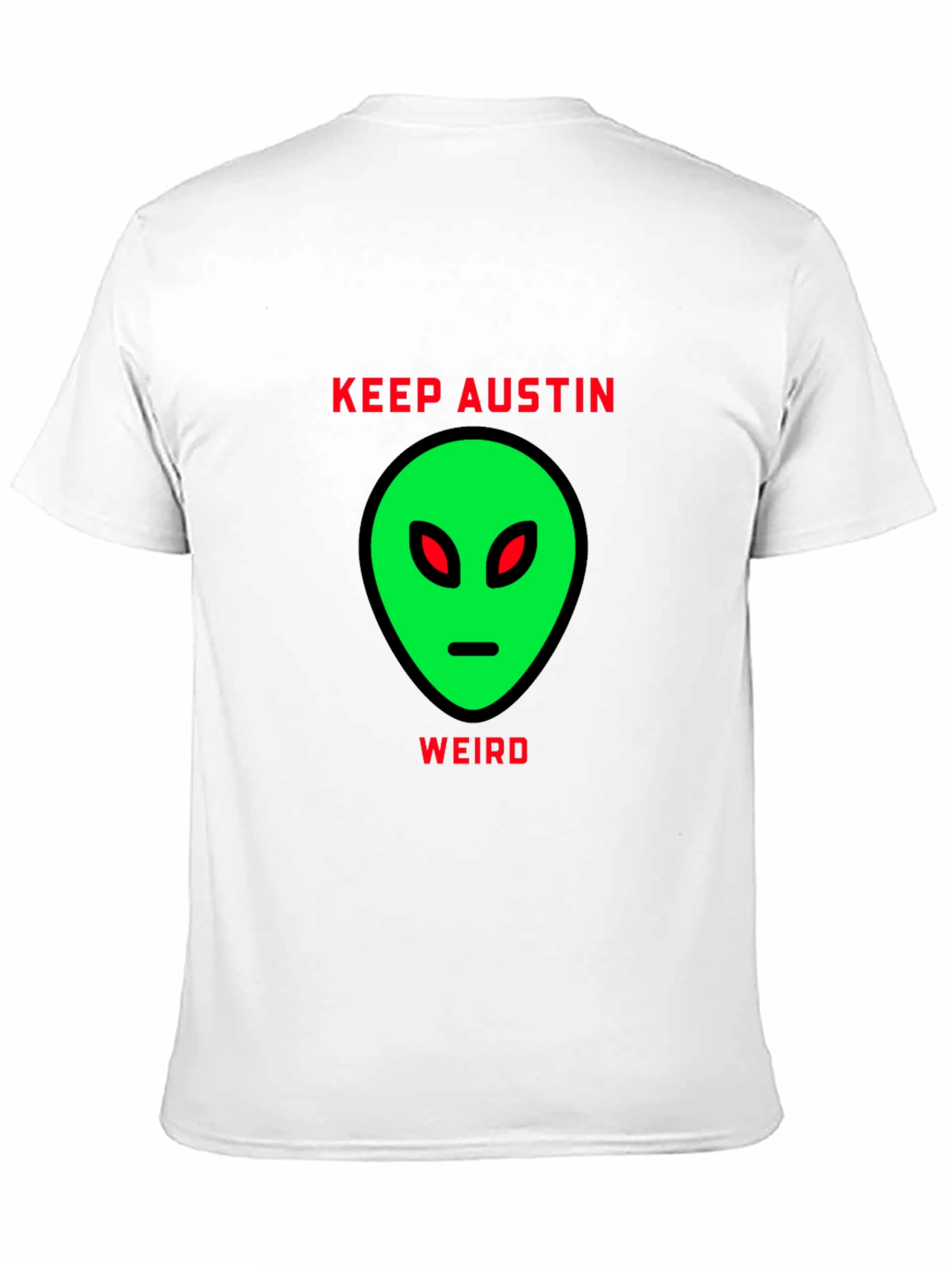 Keep Austin Weird Alien Graphic T-Shirt