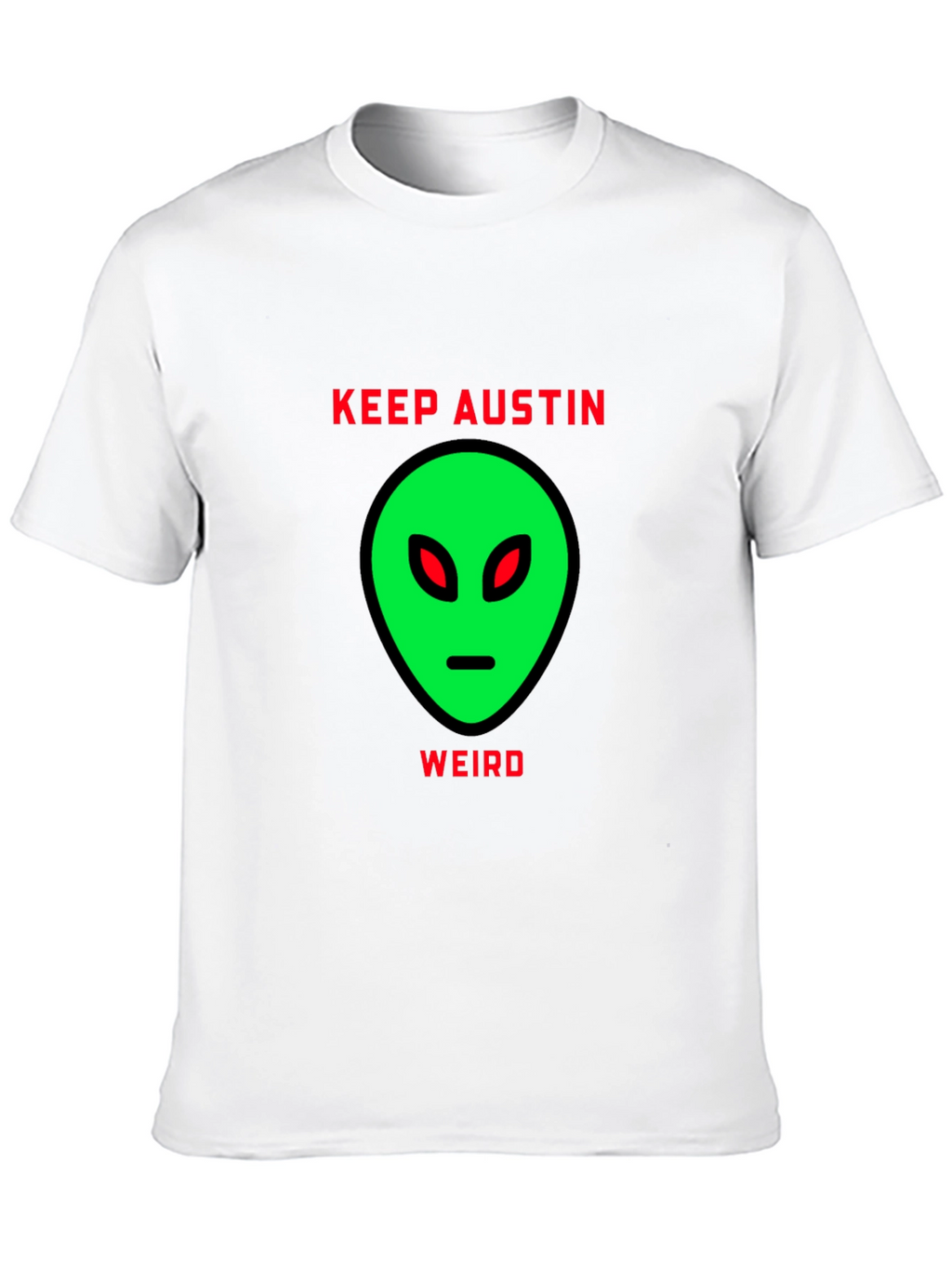Keep Austin Weird Alien Graphic T-Shirt
