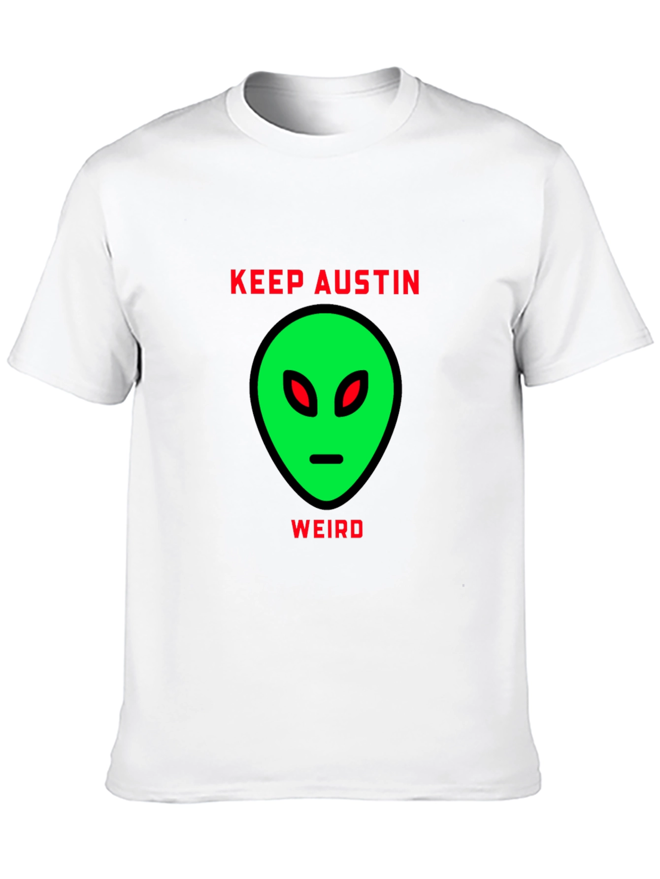 Keep Austin Weird Alien Graphic T-Shirt