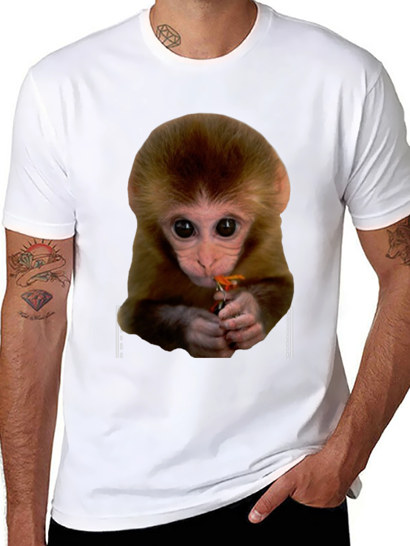 Monkey Pocket Graphic Tee