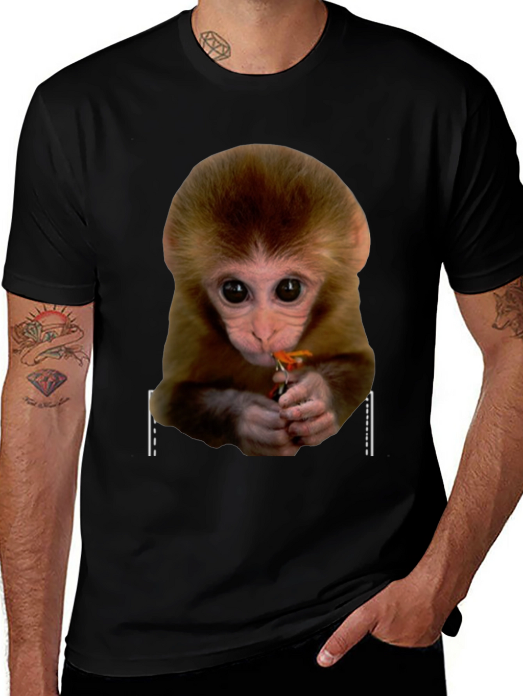 Monkey Pocket Graphic Tee