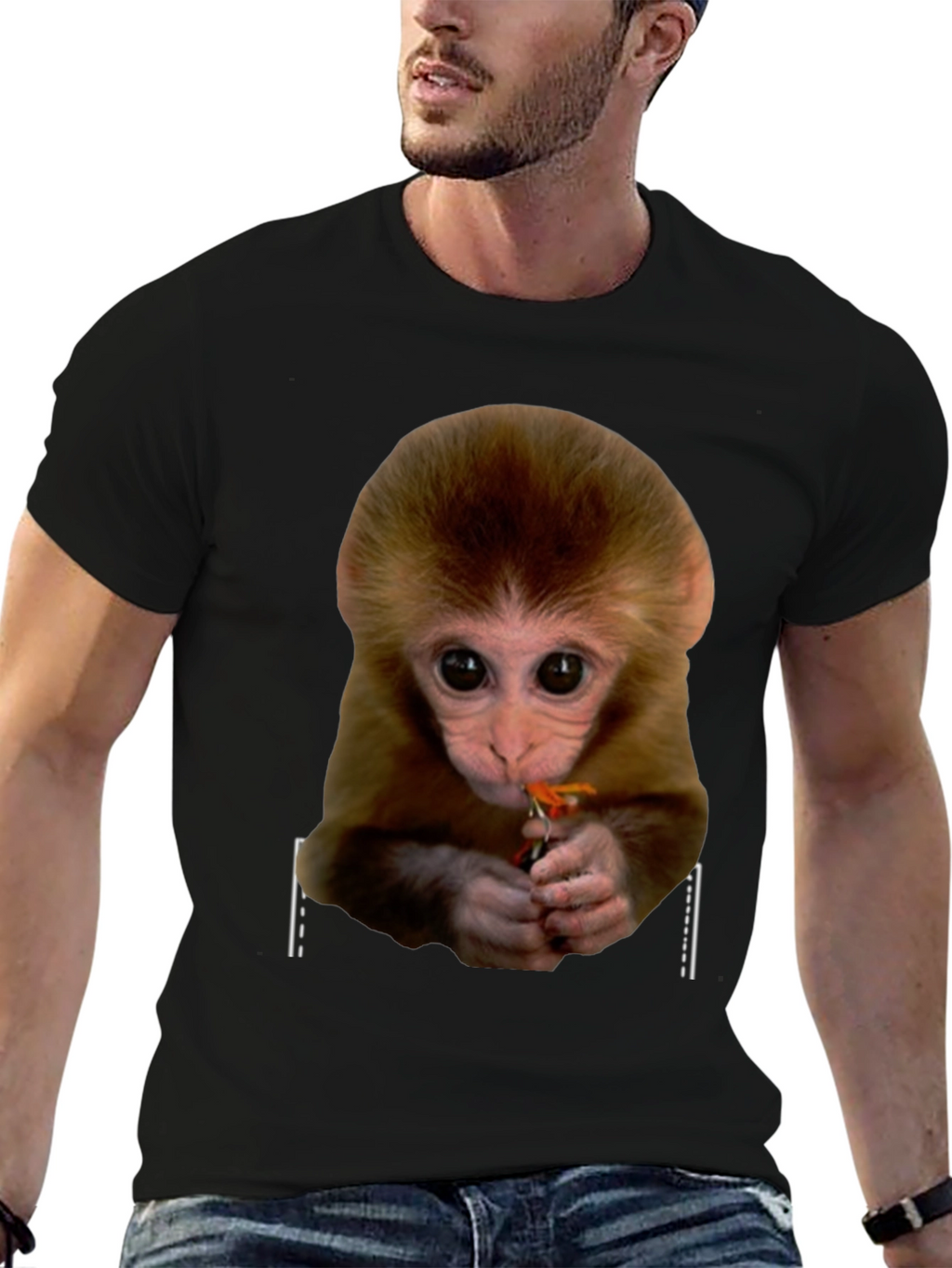 Monkey Pocket Graphic Tee