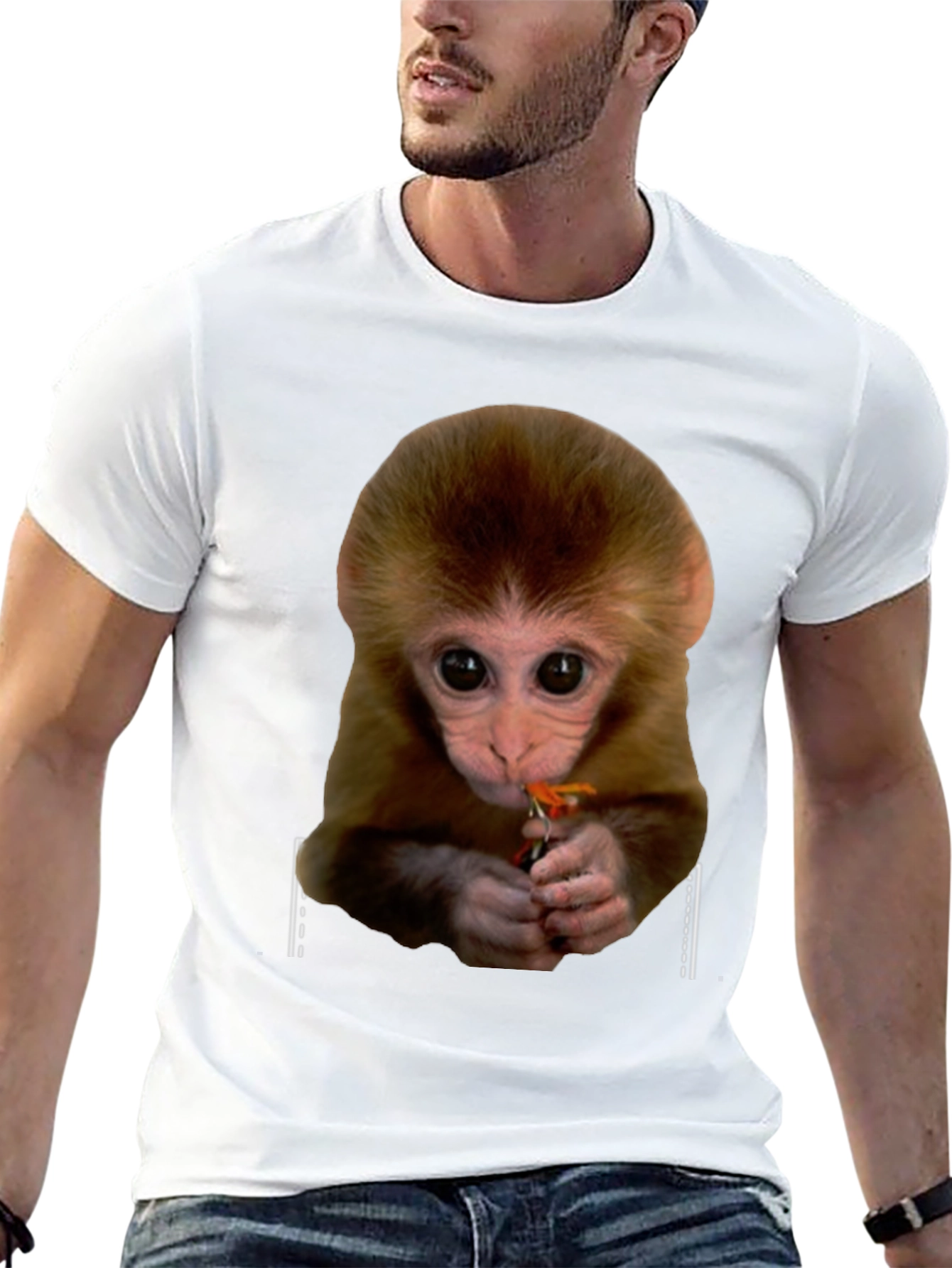 Monkey Pocket Graphic Tee