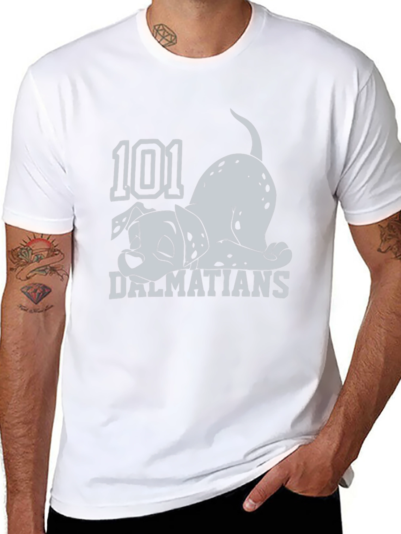 101 Dalmatians Black Graphic Tee