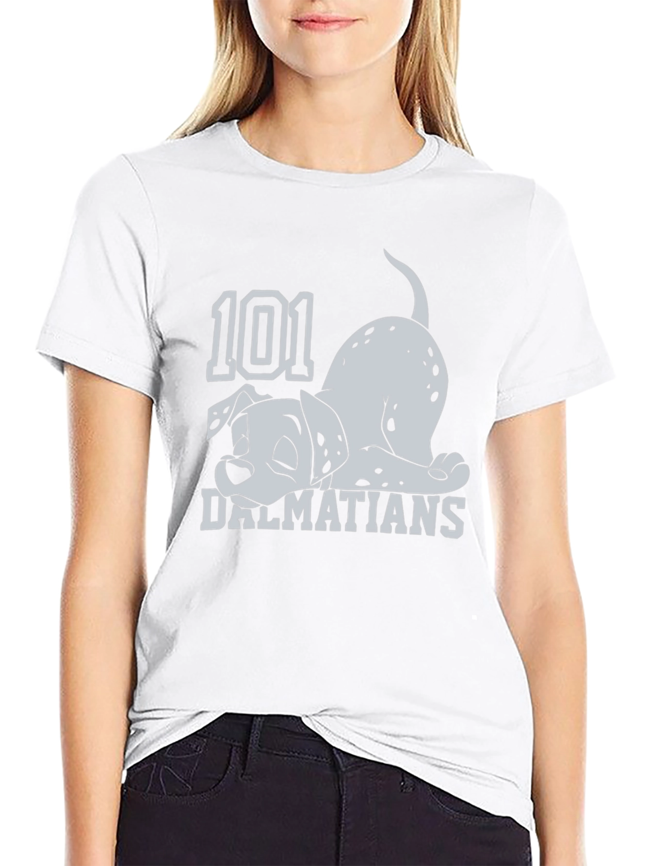 101 Dalmatians Black Graphic Tee