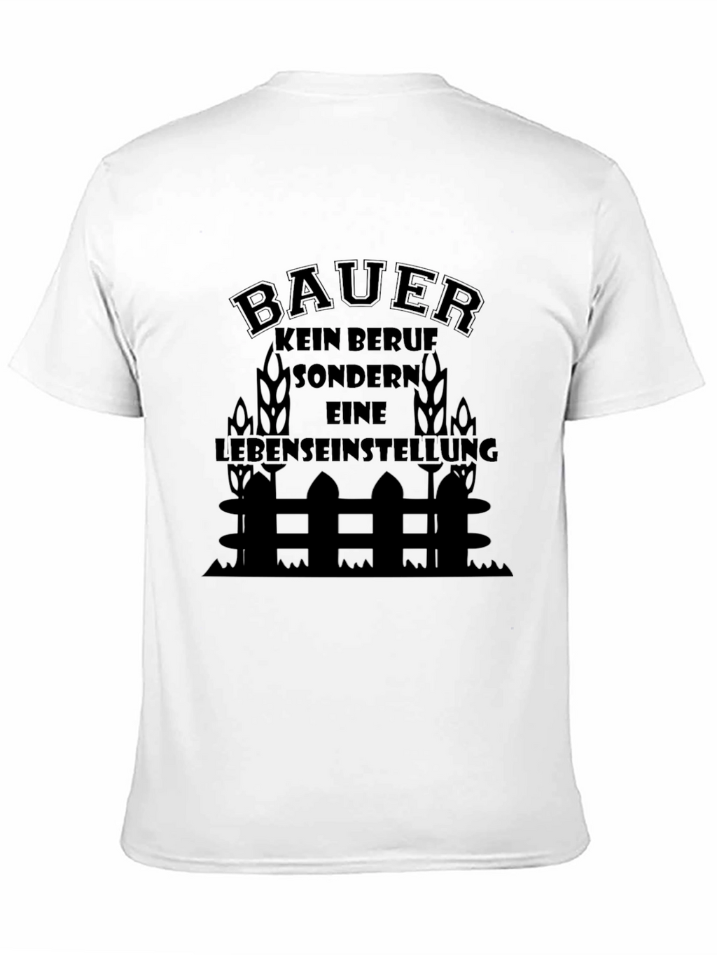 Bauer Lebens Einstellung Black Tee