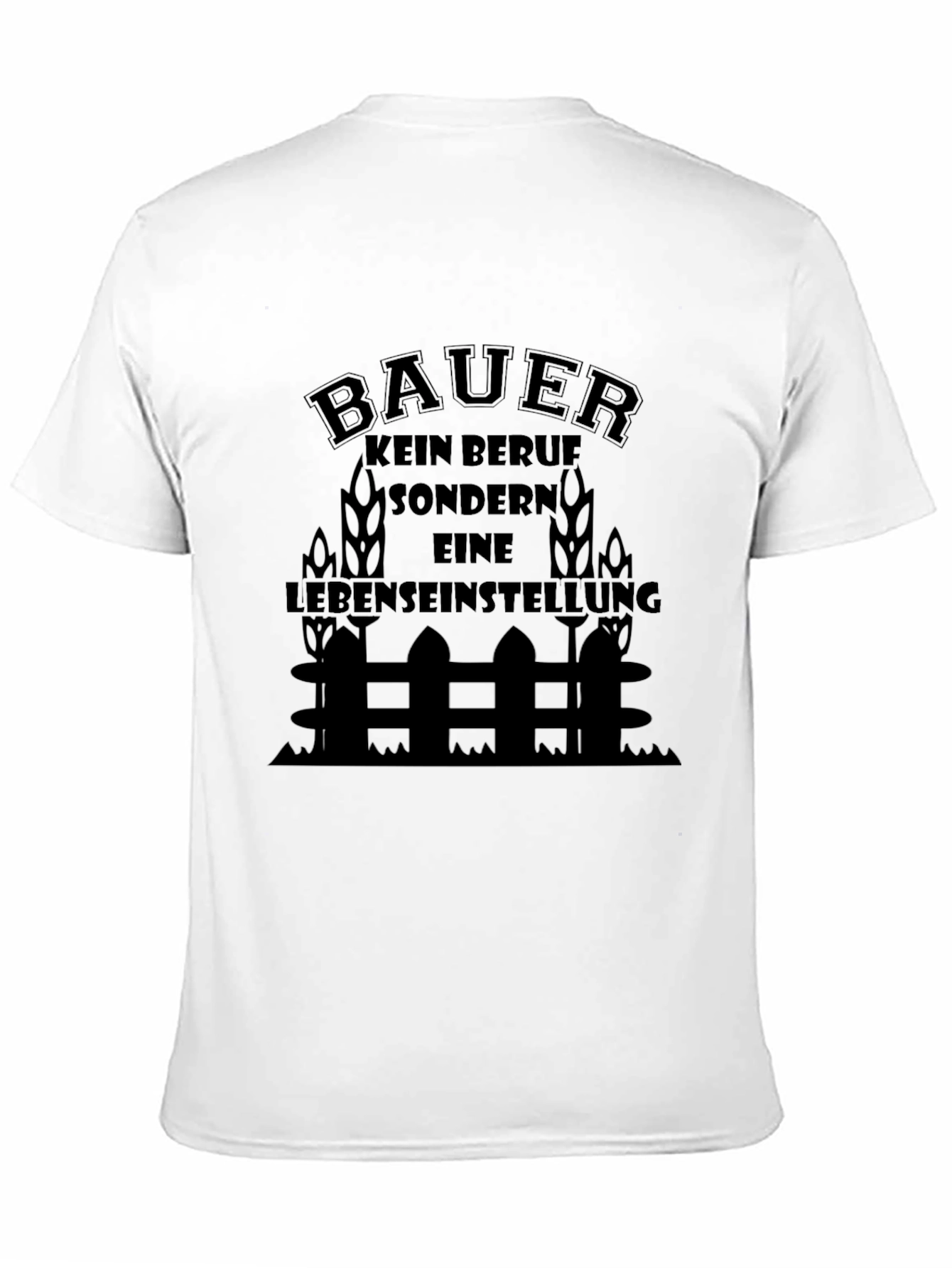 Bauer Lebens Einstellung Black Tee