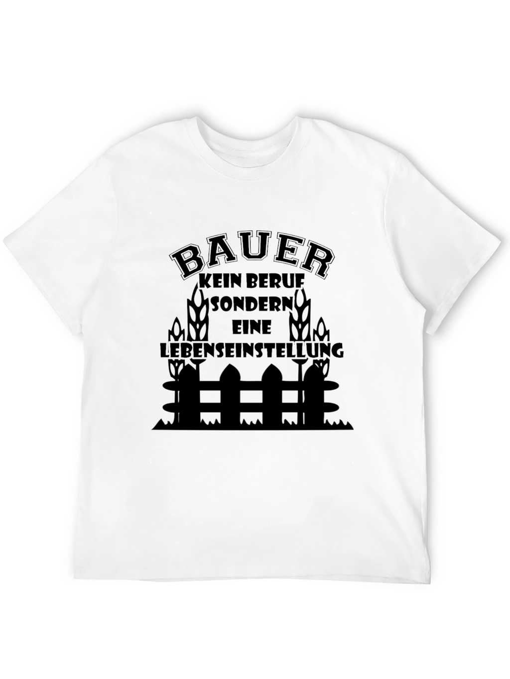 Bauer Lebens Einstellung Black Tee