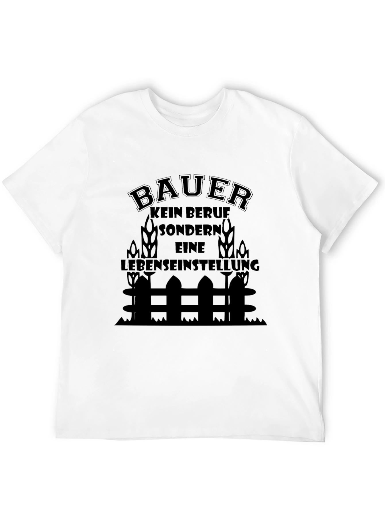 Bauer Lebens Einstellung Black Tee