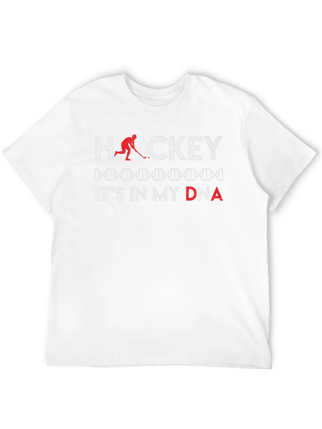 Hockey in my DNA Black T-Shirt