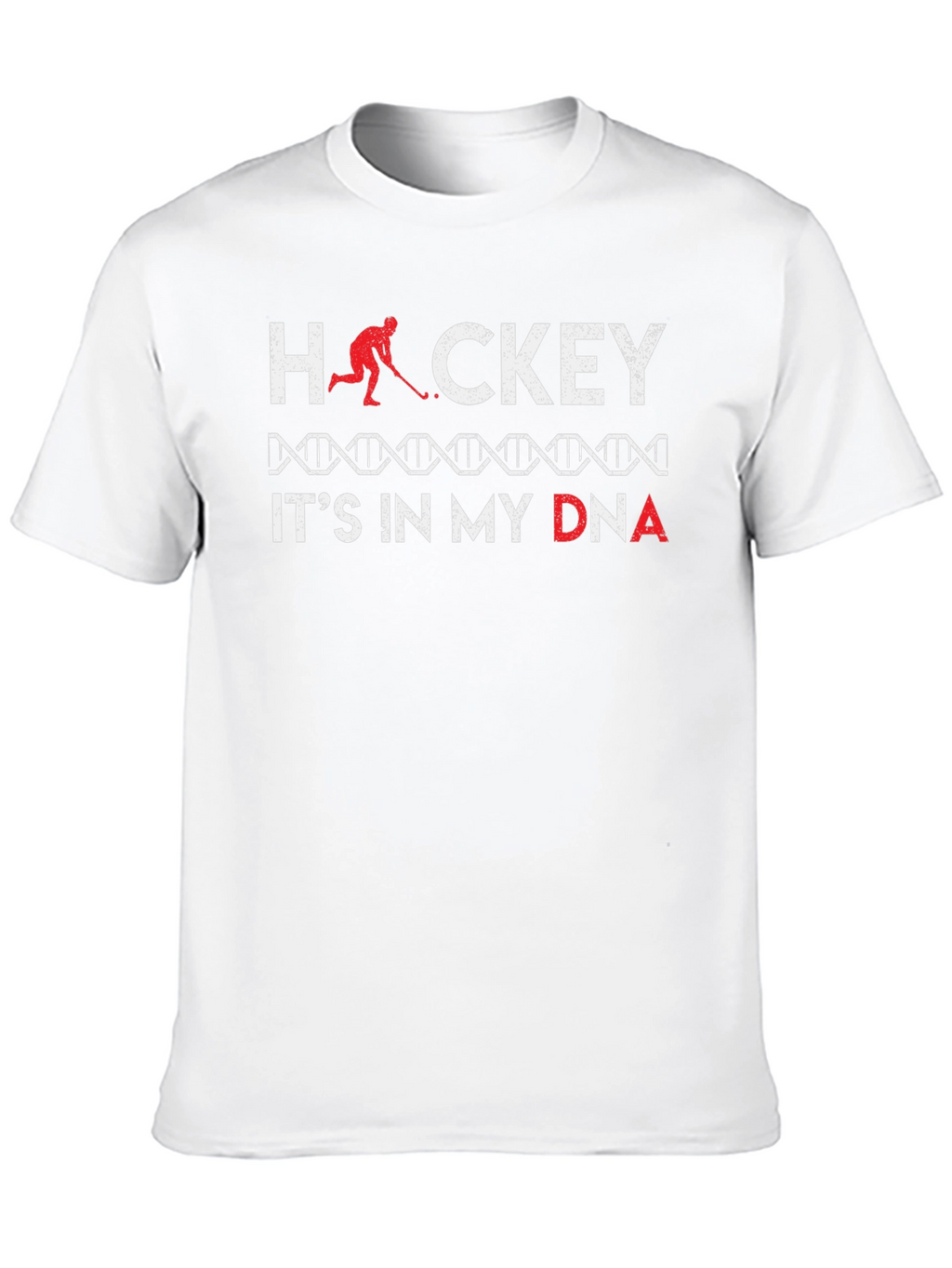 Hockey in my DNA Black T-Shirt