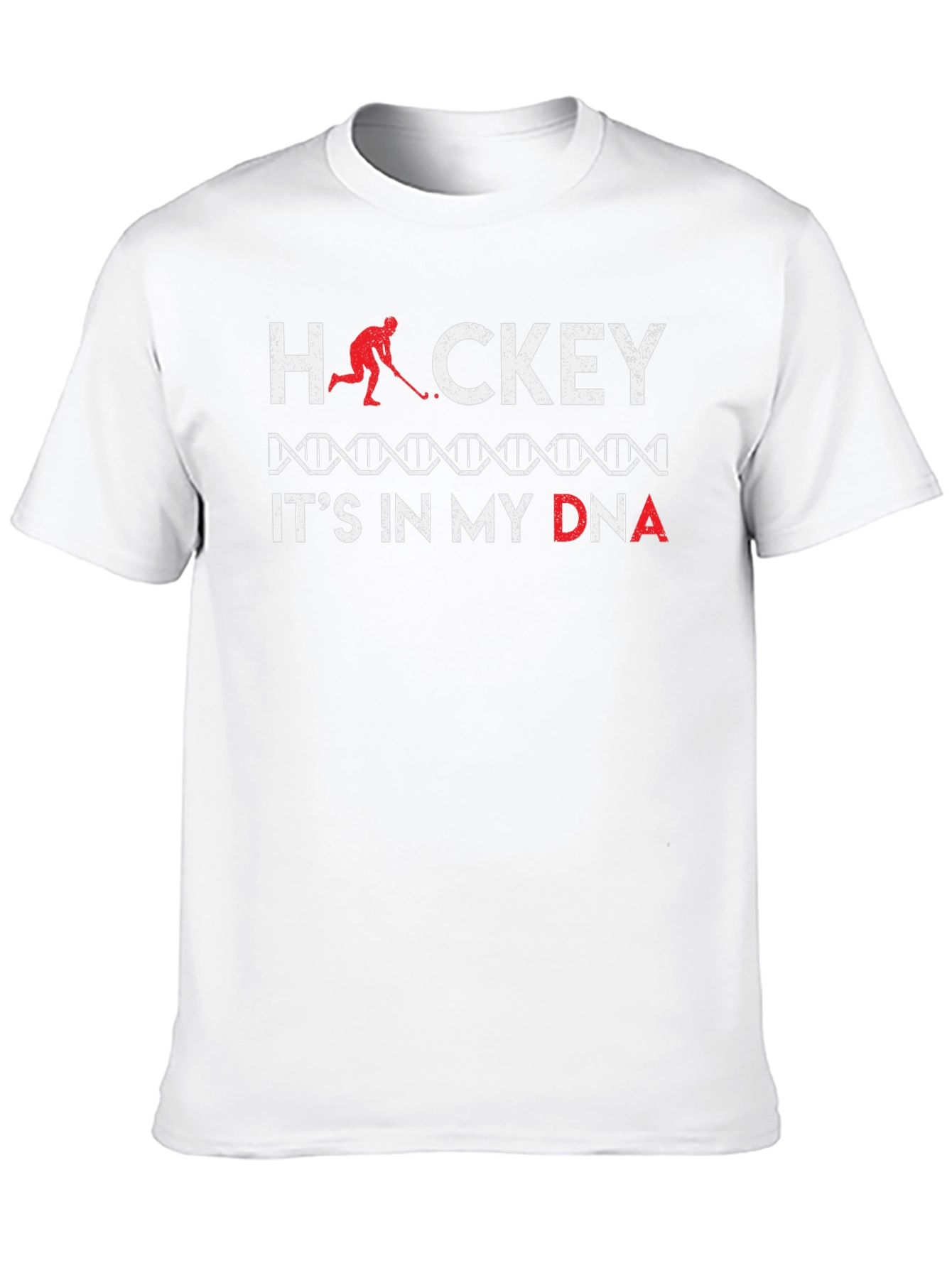 Hockey in my DNA Black T-Shirt