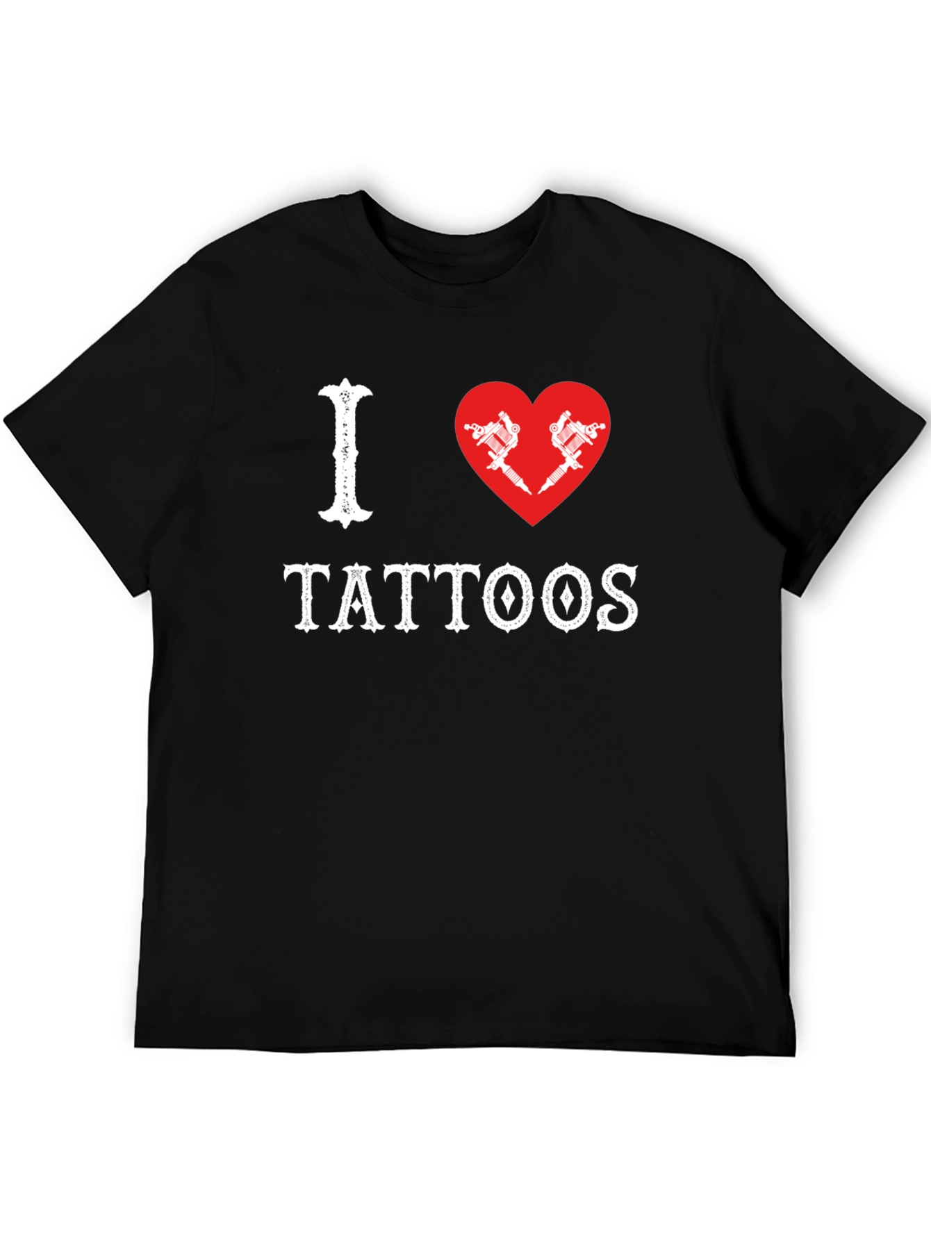 I Heart Tattoos Black Tee