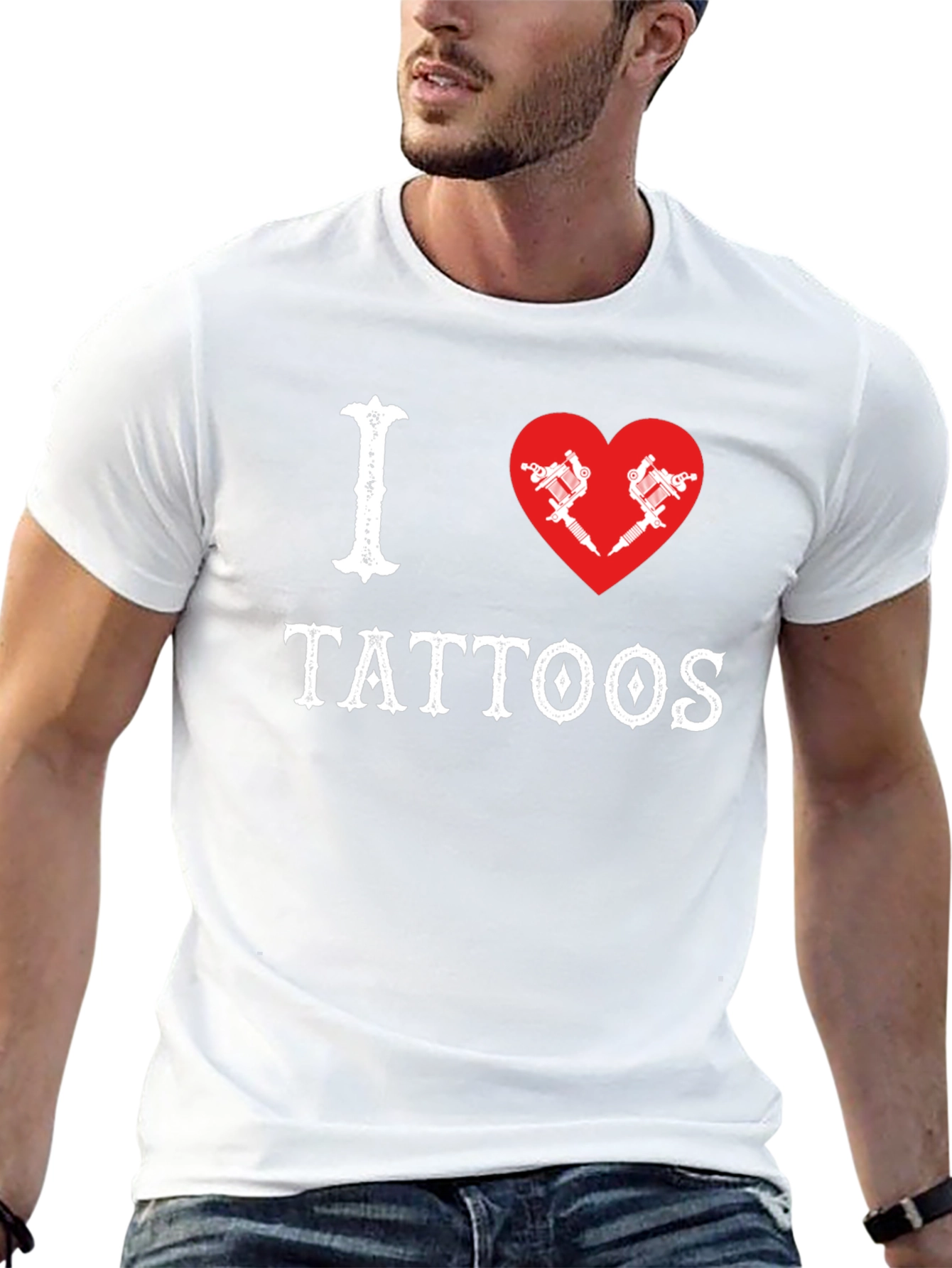 I Heart Tattoos Black Tee