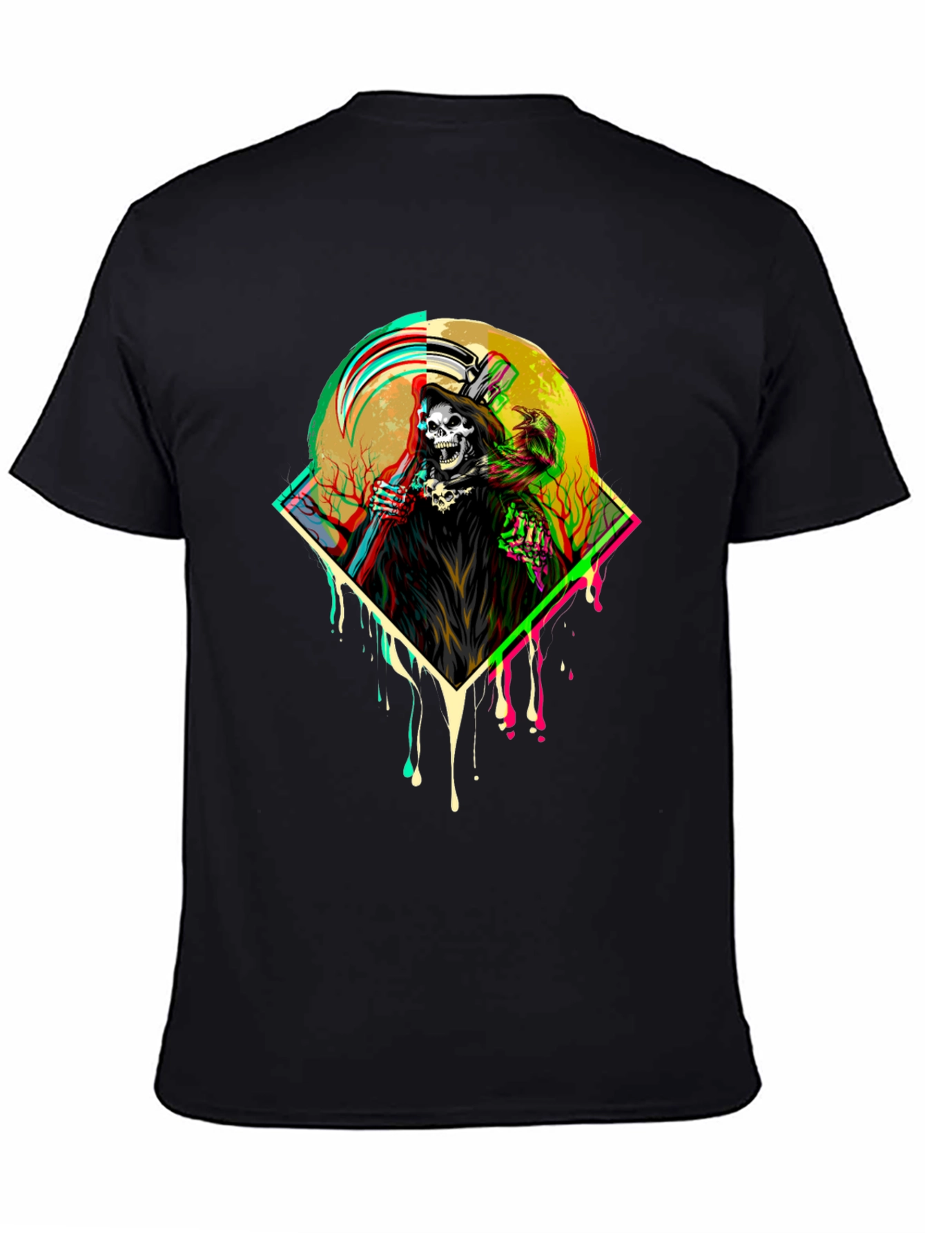 Grim Reaper Graphic Tee - Dark Humor T-Shirt