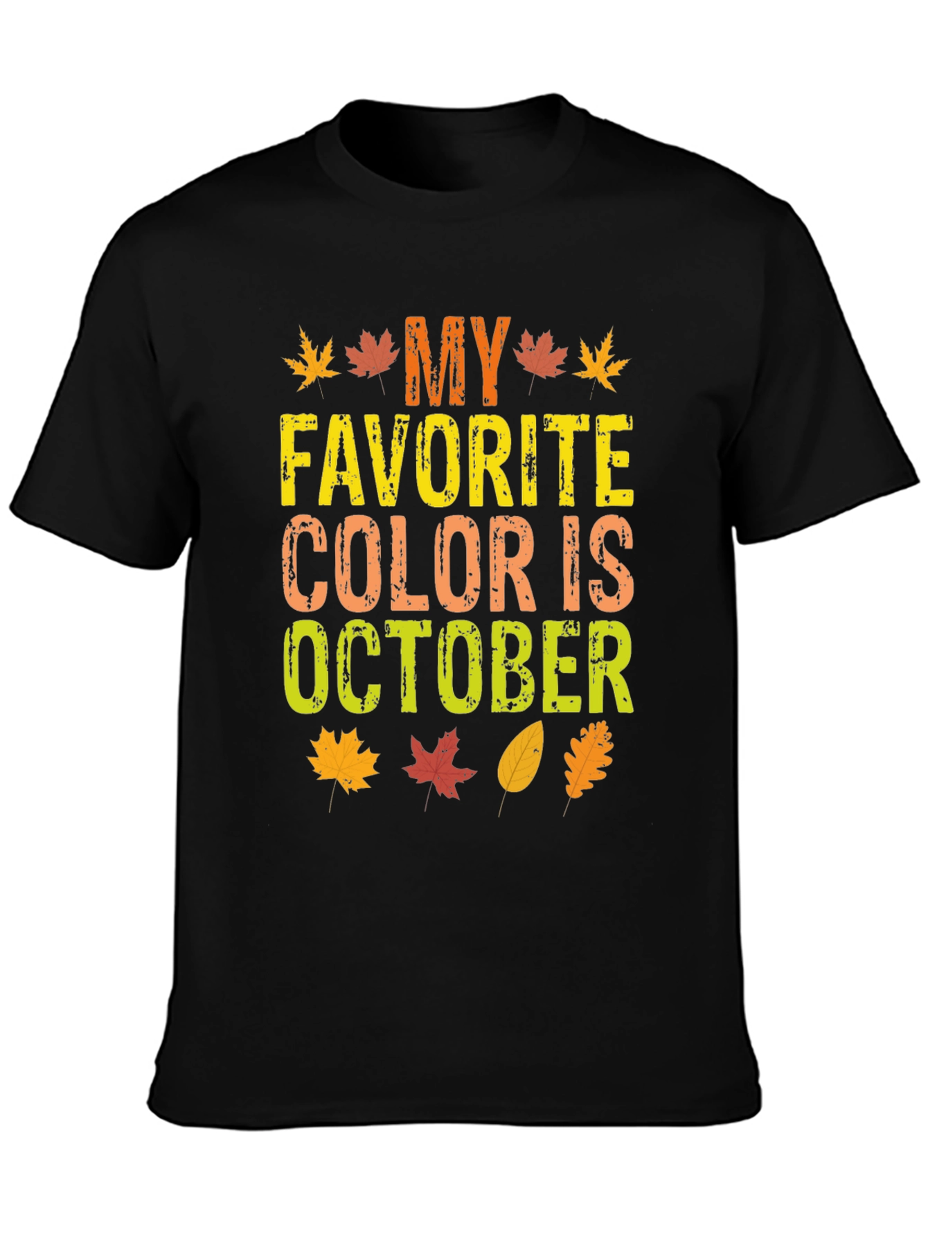 My Favorite Color is October T-Shirt Fall