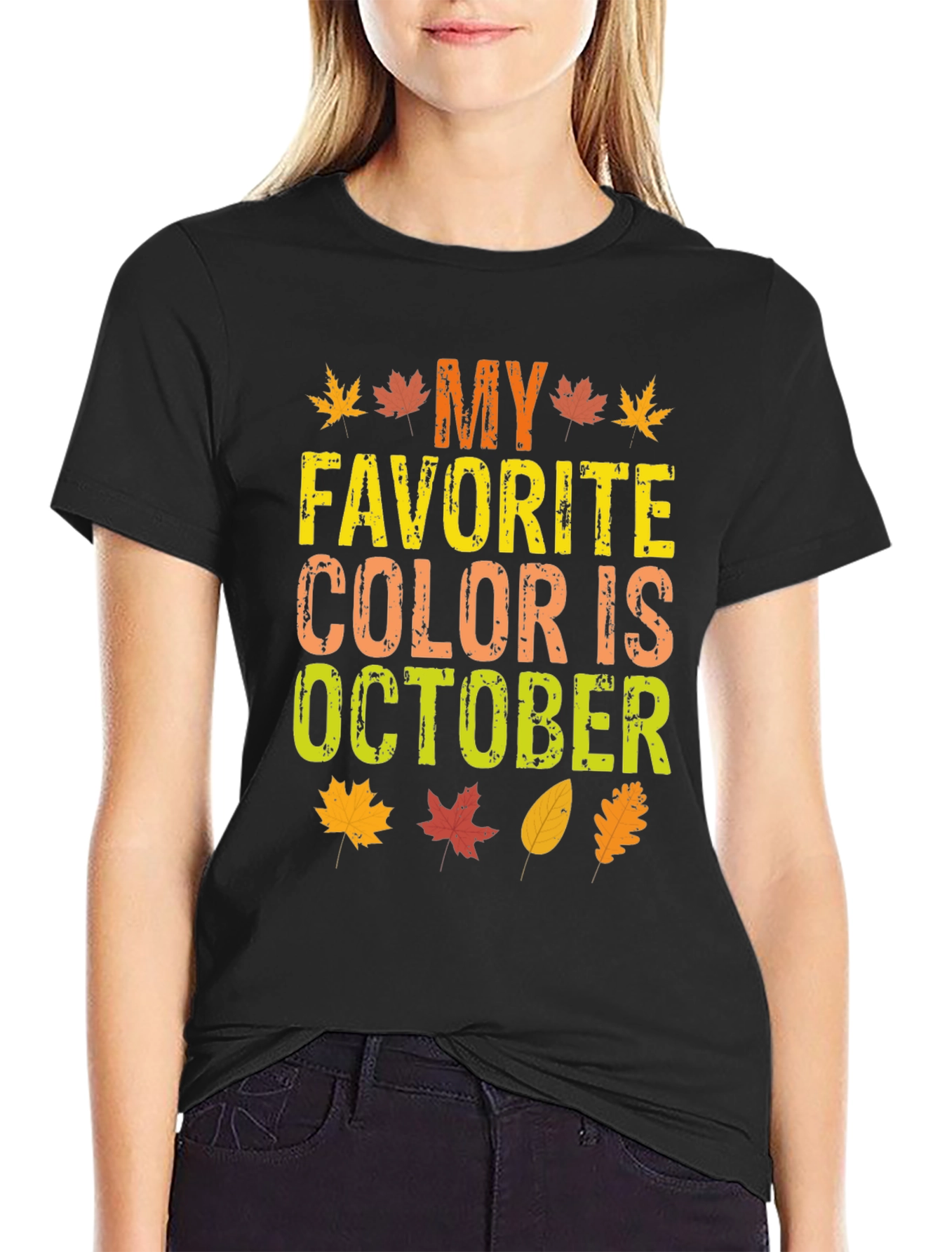 My Favorite Color is October T-Shirt Fall