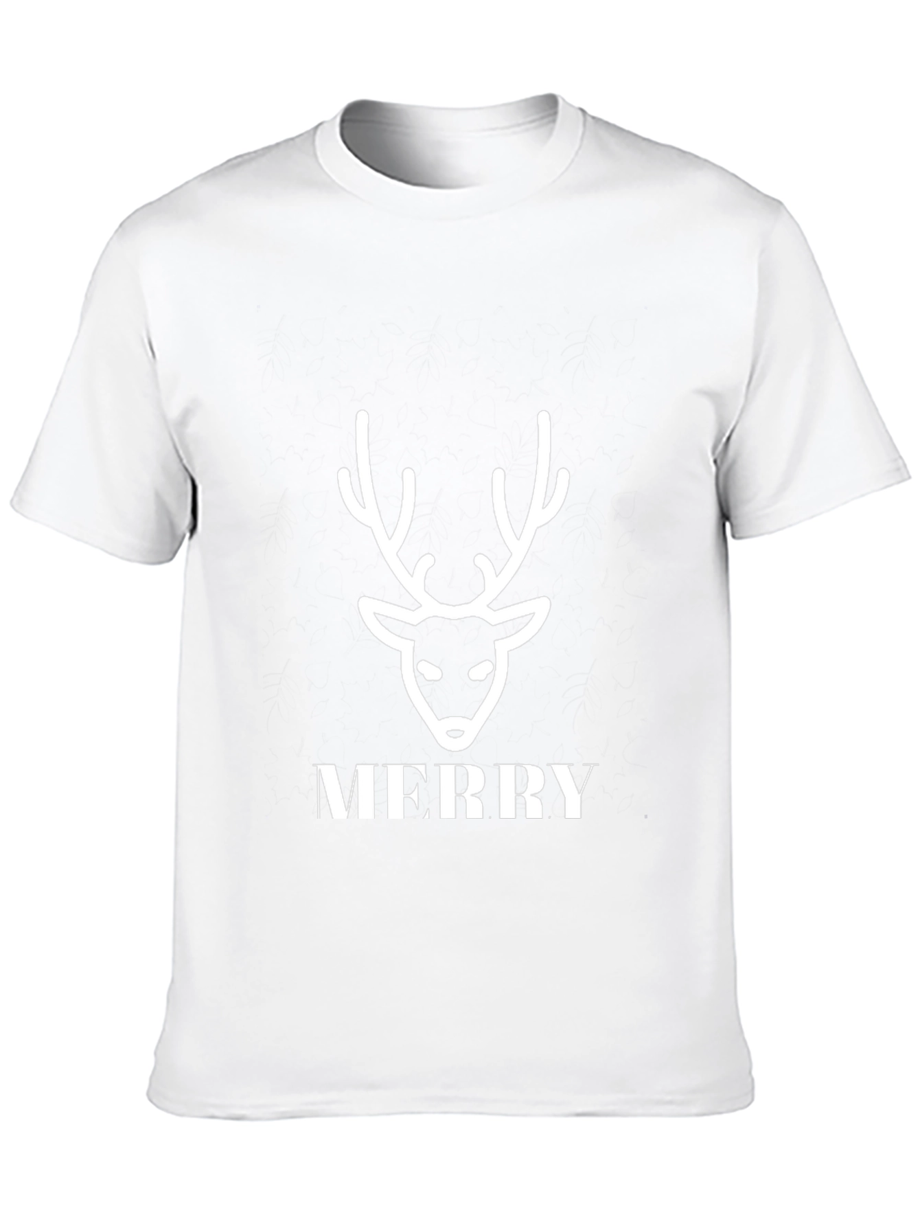 Merry Reindeer Graphic Tee - Holiday Style