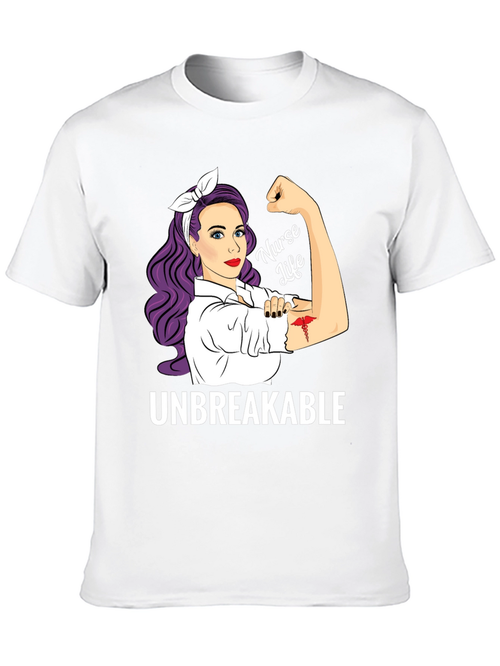 Nurse Life Unbreakable Graphic Tee